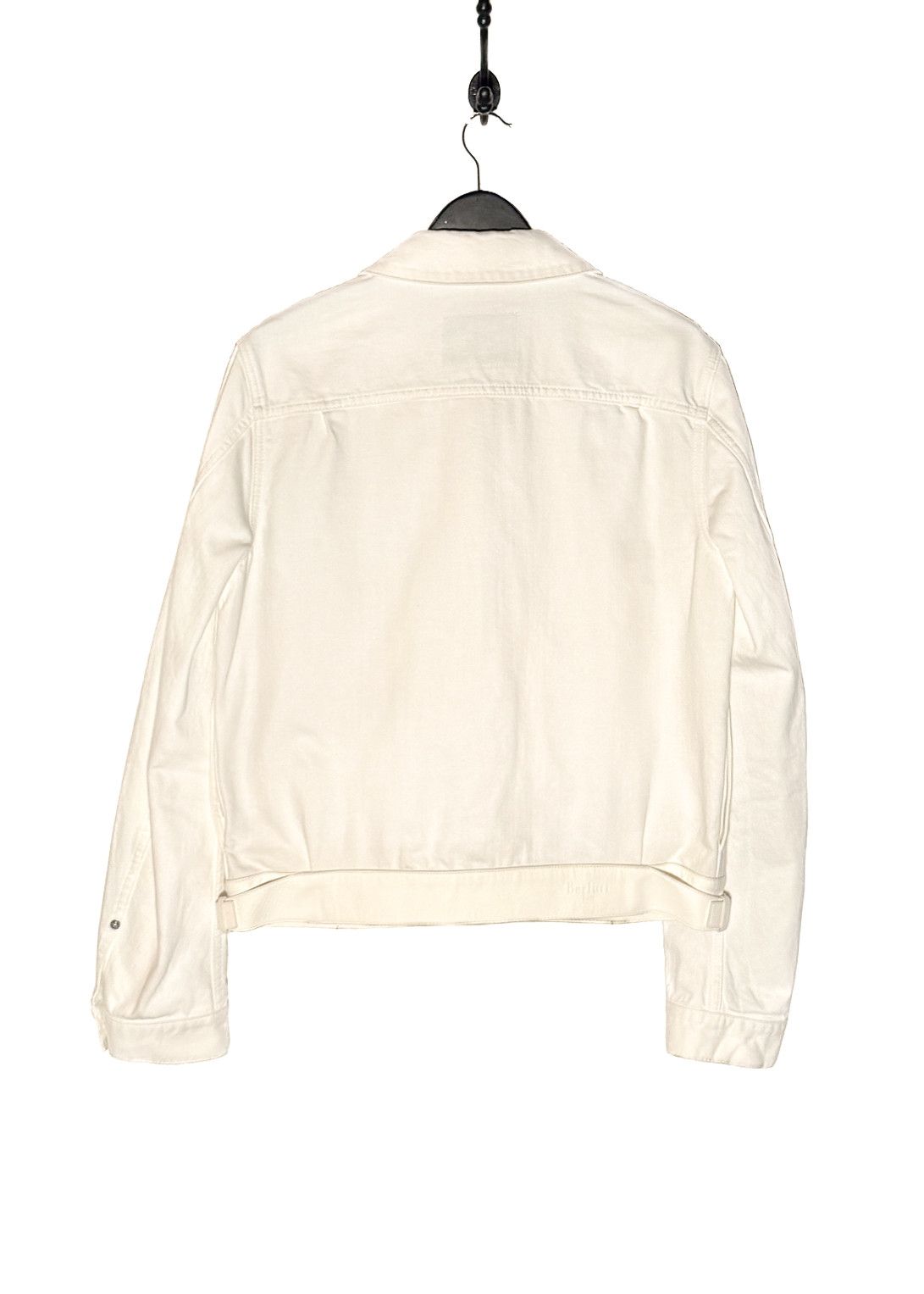 Berluti Berluti SS18 Ivory Leather Trim Denim Jacket Size US M / EU 48-50 / 2 - 5 Thumbnail