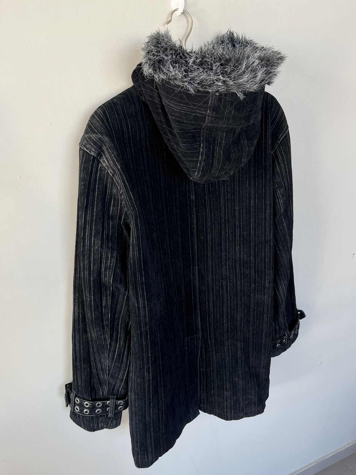 14th Addiction JAPANESE IN THE ATTIC FUR GOTHIC JACKET SEDITIONARIES PUNK Size US L / EU 52-54 / 3 - 9 Thumbnail