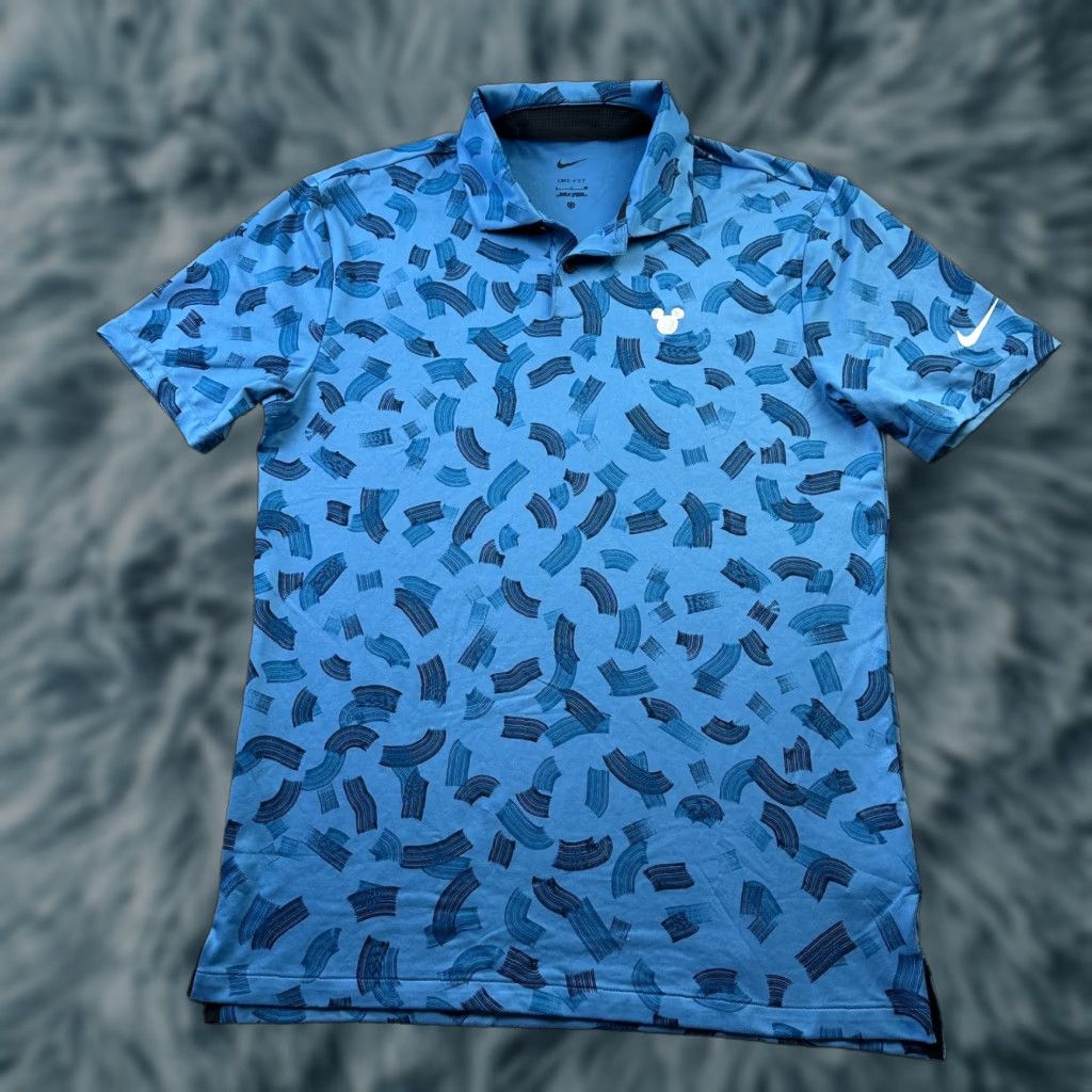 Nike VINTAGE Nike Disney Polo Shirt Mens S Blue Orange Mickey Logo Size US S / EU 44-46 / 1 - 1 Thumbnail