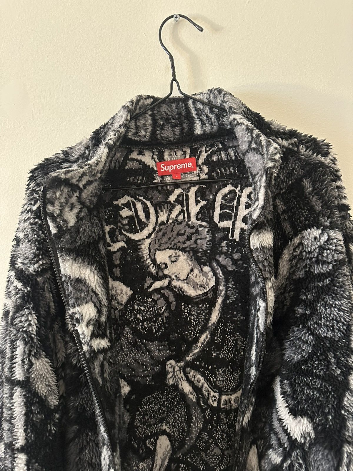 Supreme Supreme Saint Michael Fleece Jacket Size US L / EU 52-54 / 3 - 4 Thumbnail
