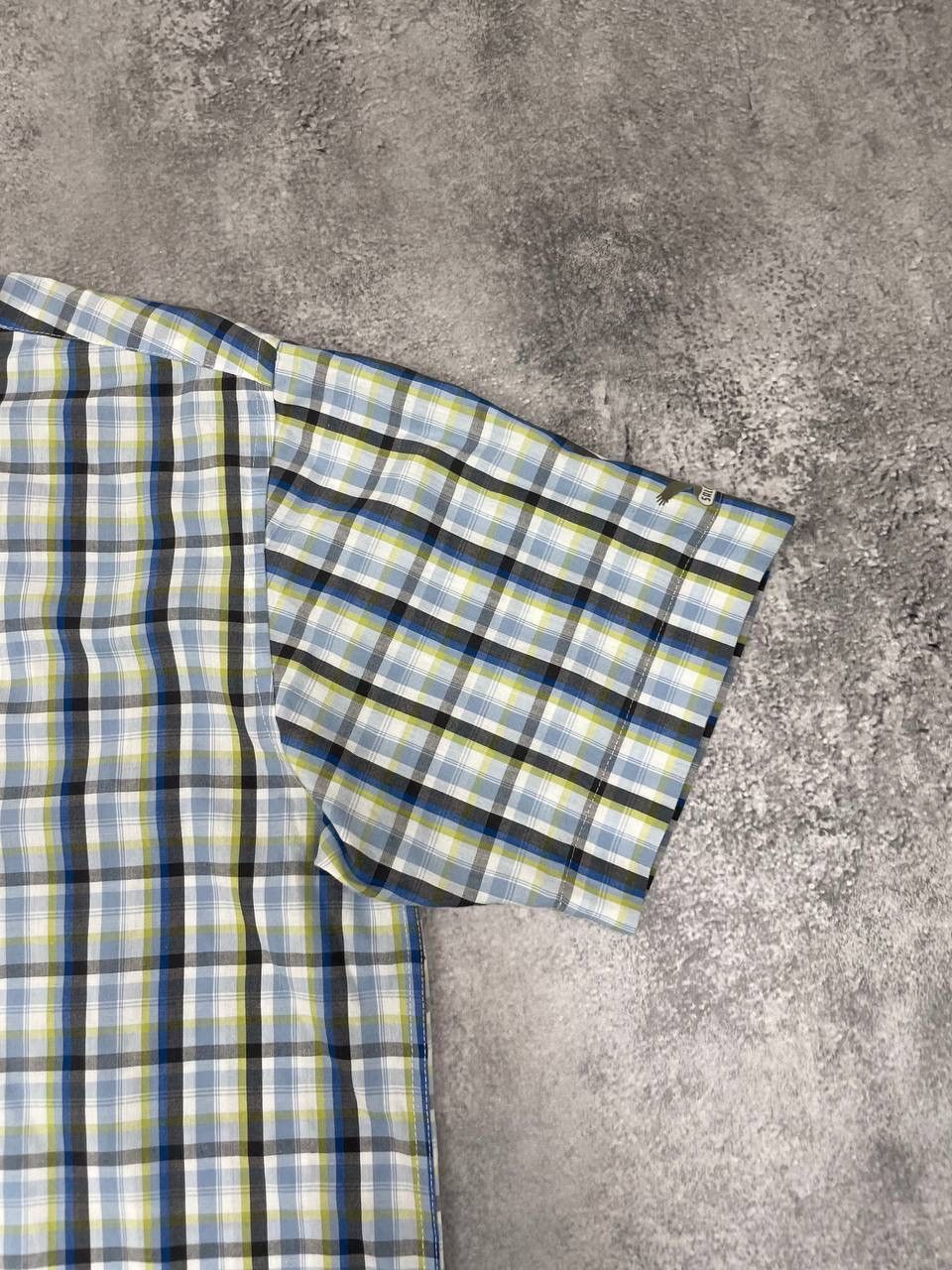 SALEWA Salewa Men Plaid Short Sleeve Shirt Blue GreenOutdoor Hiking Size US M / EU 48-50 / 2 - 3 Thumbnail