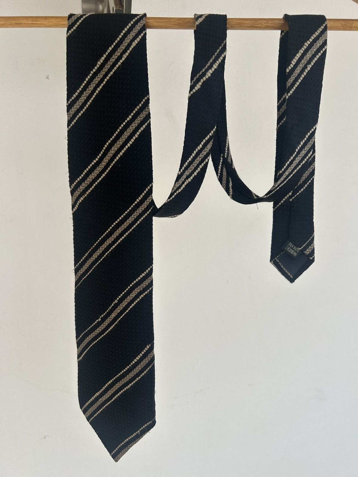 Nicole Vintage Tie Stripe Black
