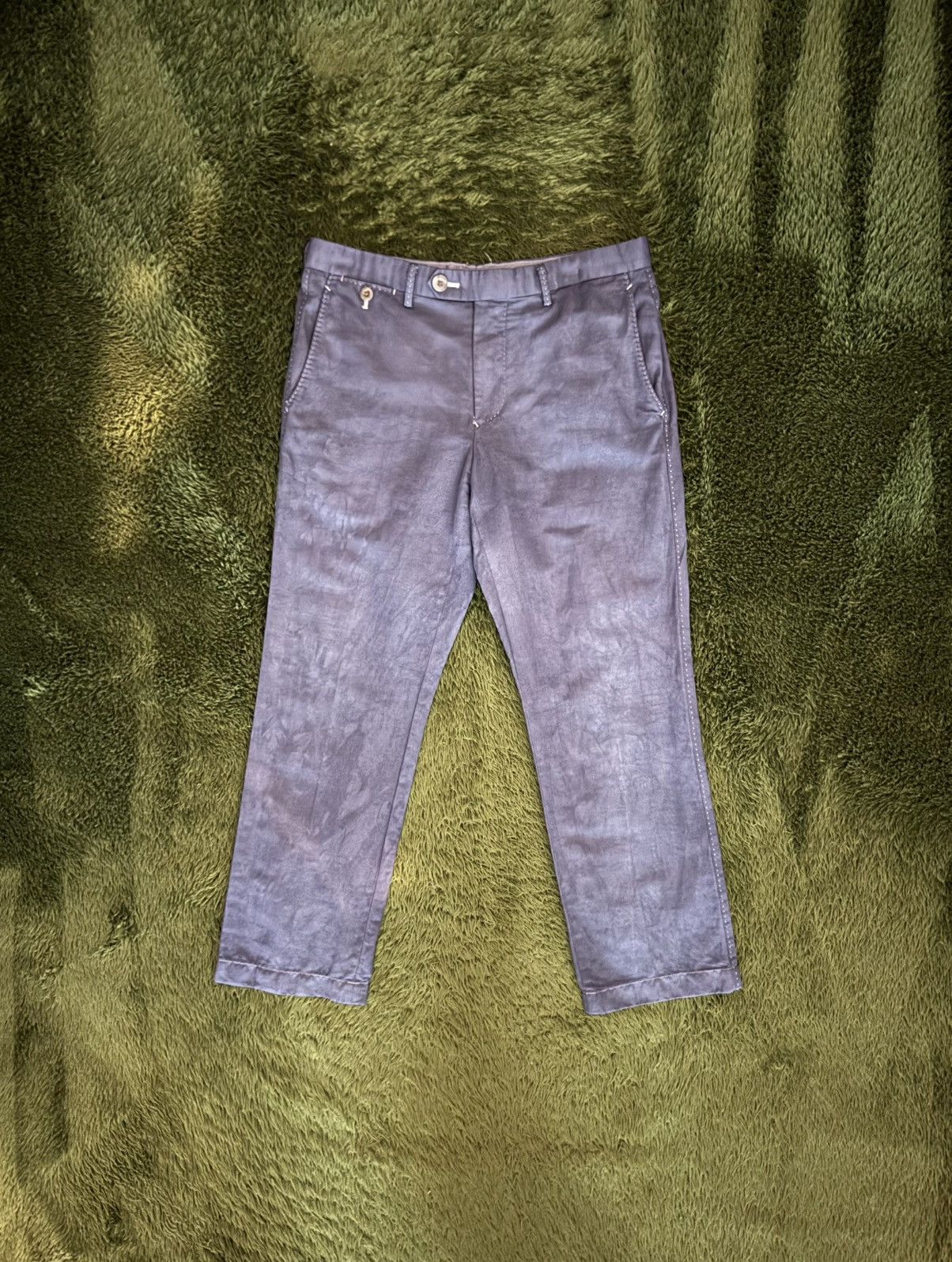 Mackintosh [M] Mackintosh Hand-Dyed Cropped Cotton Trousers Size US 30 / EU 46 - 1 Thumbnail