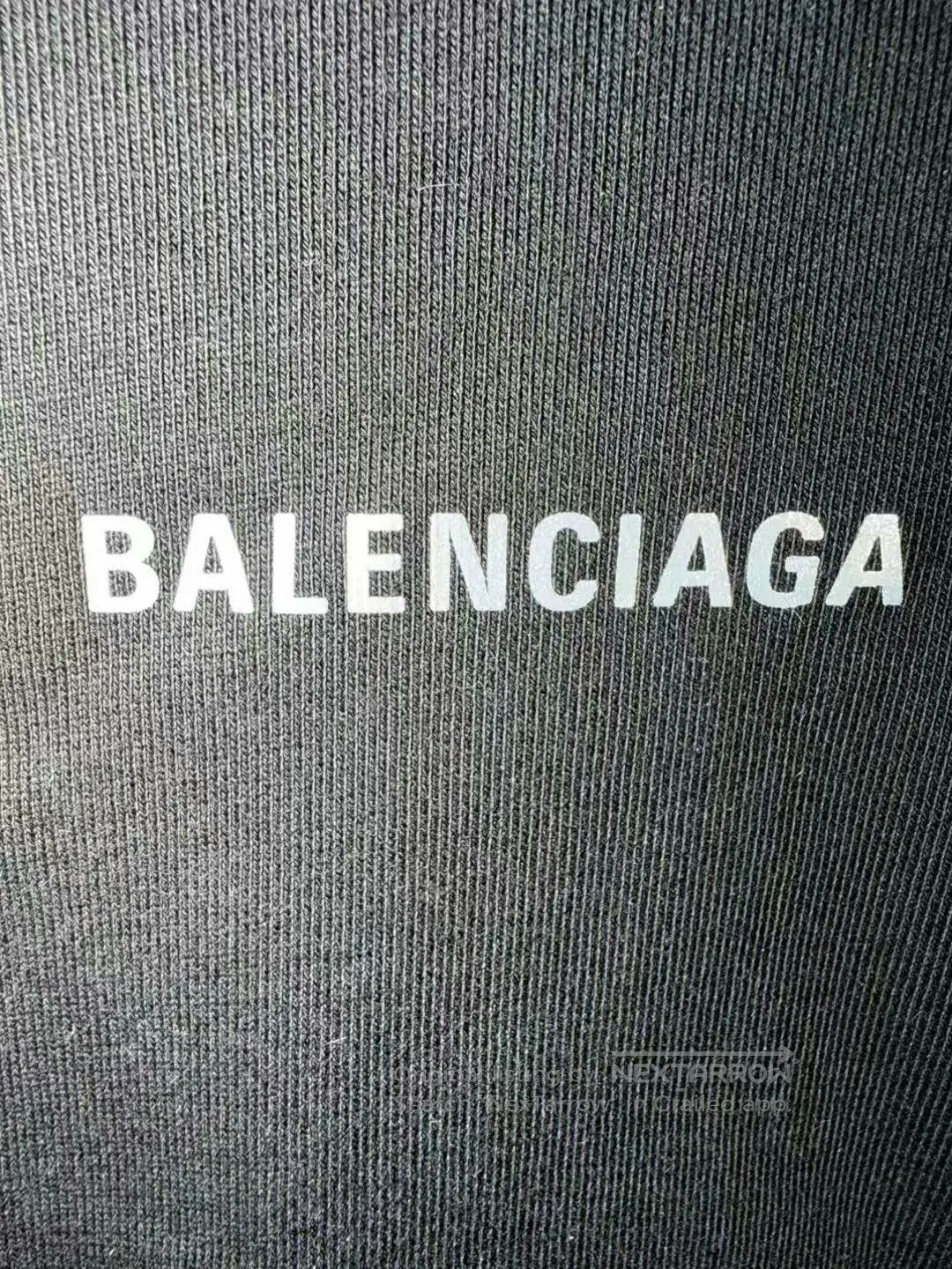 Balenciaga balenciaga reflective logo black sweatshirt. Size US S / EU 44-46 / 1 - 3 Thumbnail