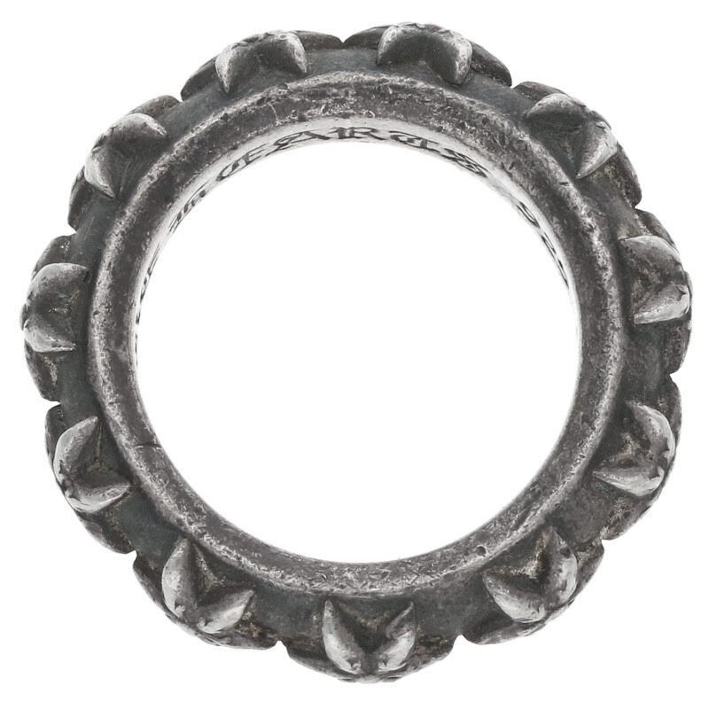 Chrome Hearts Chrome Hearts No. 12 Star Band Silver Ring Size ONE SIZE - 5 Thumbnail