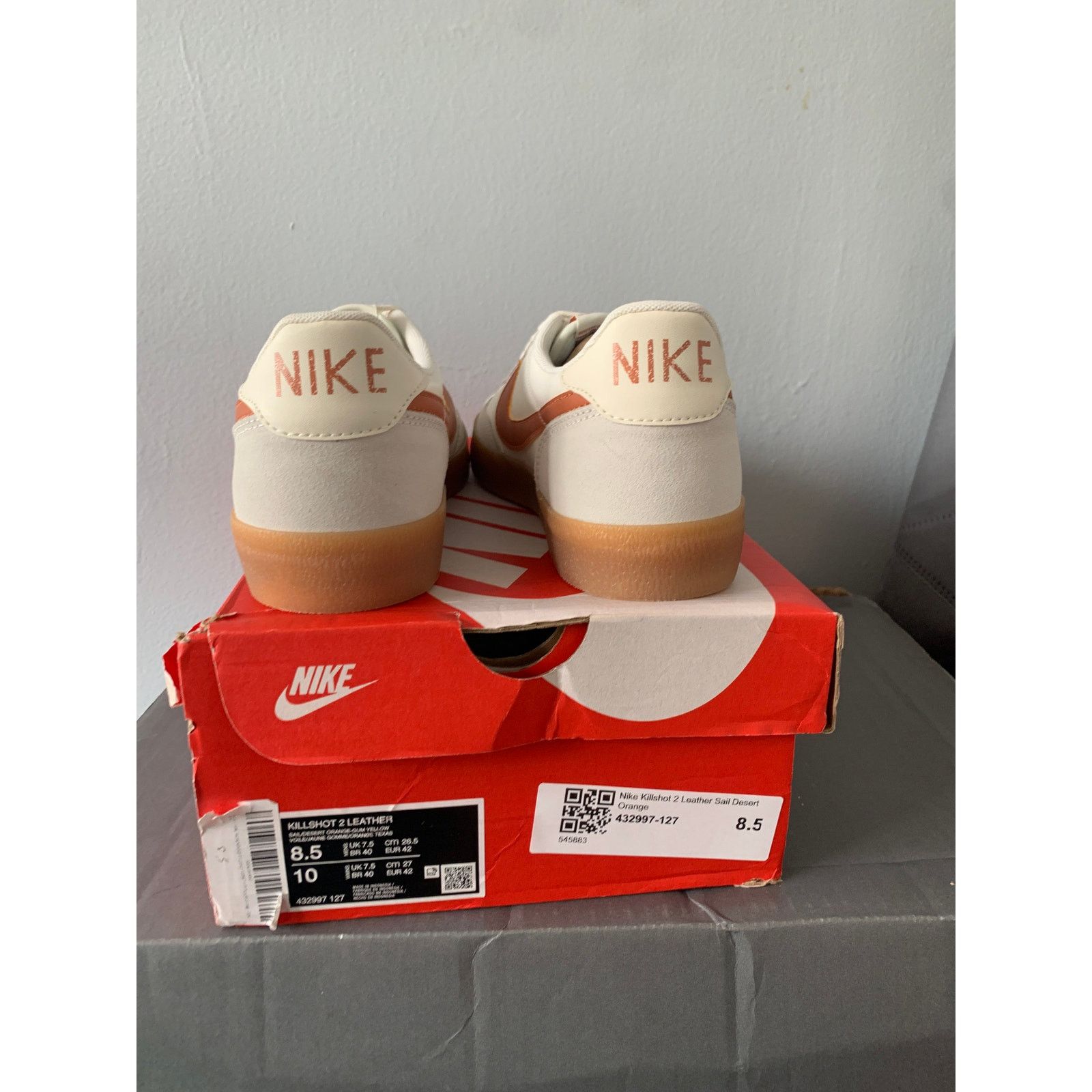 Nike Nike Killshot 2 Leather Sail Desert Orange Size 8.5 NEW Size US 8.5 / EU 41-42 - 3 Thumbnail