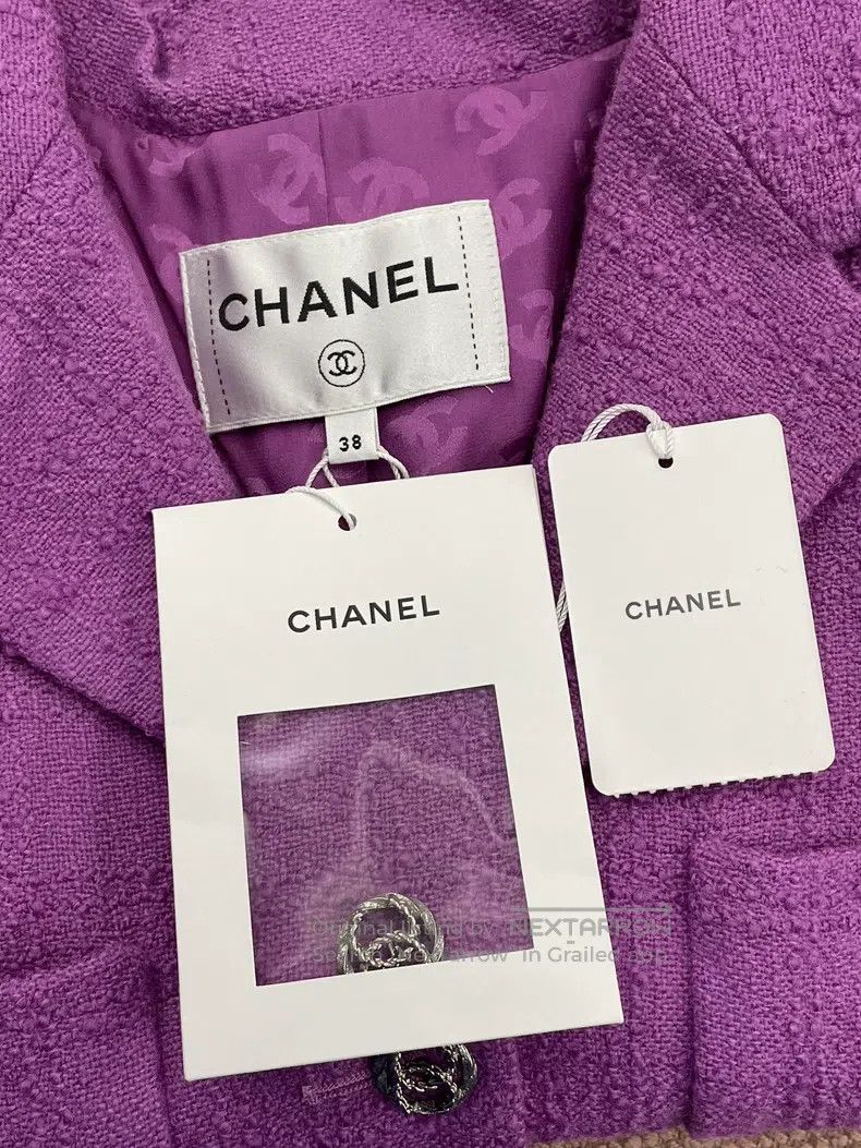 Chanel Chanel 23B purple four-pocket jacket Size XS / US 0-2 / IT 36-38 - 4 Thumbnail