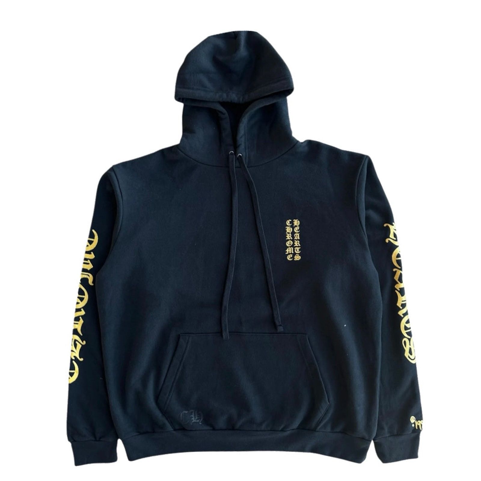 パーカー・フーディ Chrome Hearts Vertical Logo FU Hoodie Black Brown Chrome Hearts Chrome Hearts Vertical Logo FU Hoodie black