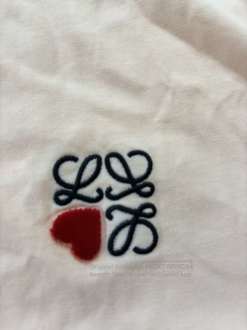 Loewe LOEWE Pink heart short-sleeve T-shirt, 520 limited edition Size L / US 10 / IT 46 - 3 Thumbnail
