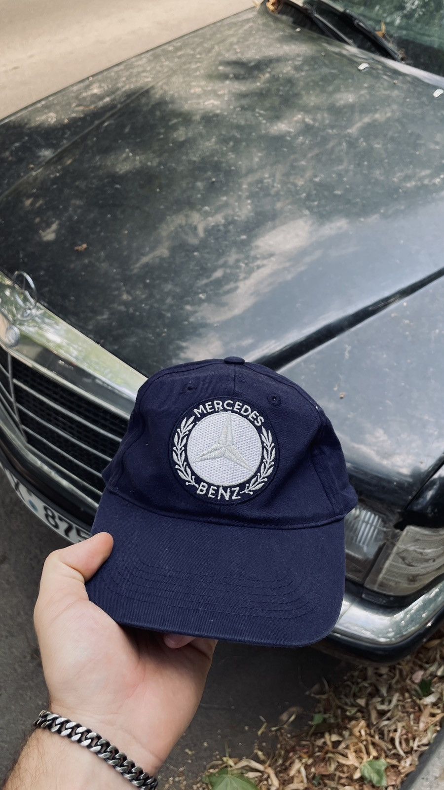 Mercedes-Benz × Vintage Vintage Mercedes Benz navy cap Size ONE SIZE - 2 Thumbnail