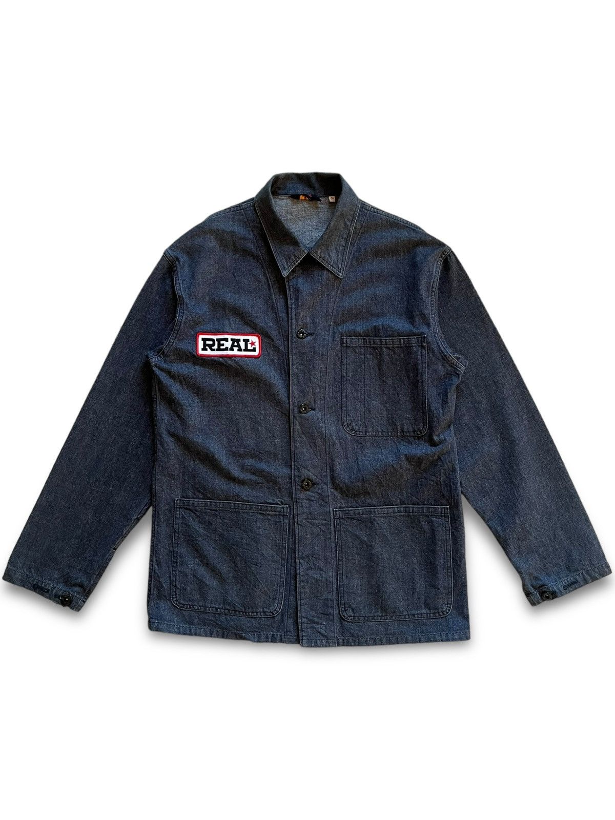 Avirex Vintage Avirex Usa Sanforized Chore Style Light Denim Jacket Size US M / EU 48-50 / 2 - 1 Thumbnail