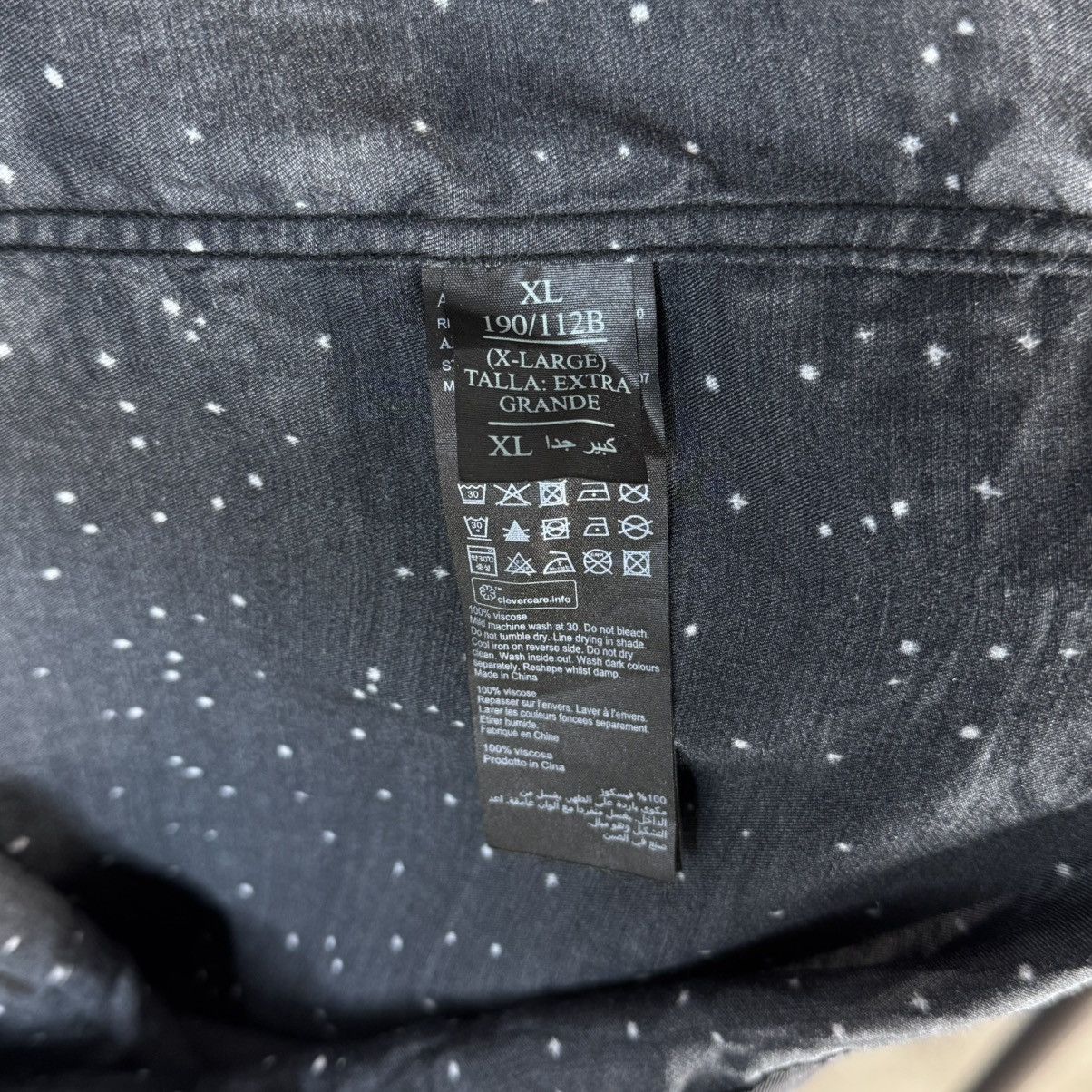 Allsaints AllSaints Starchart Shirt big logo viscose short sleeve Size US XL / EU 56 / 4 - 6 Thumbnail