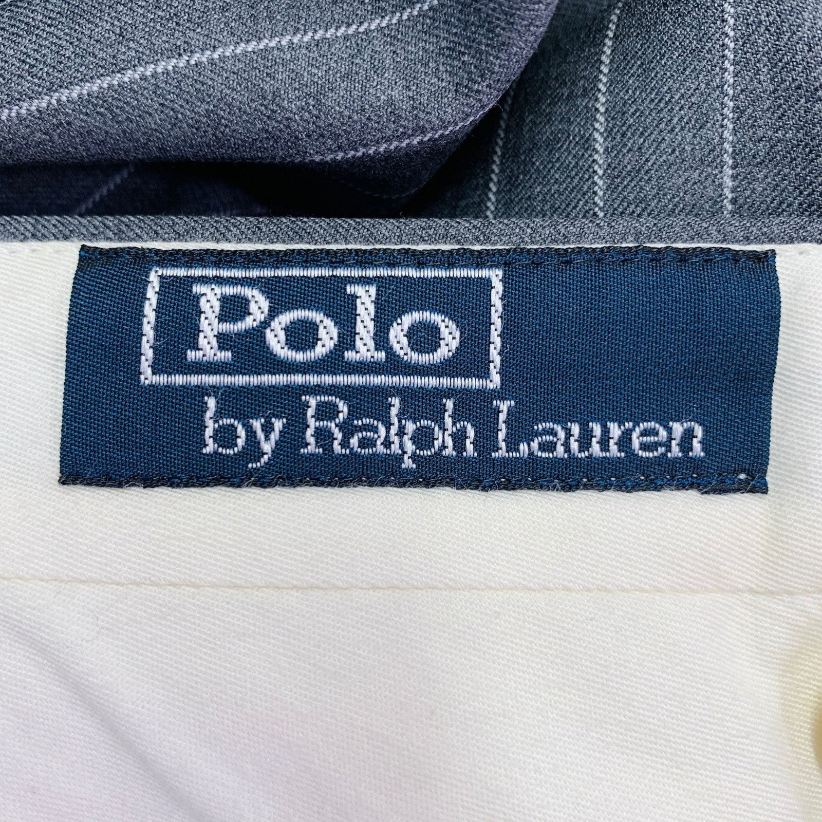 Ralph Lauren RALPH LAUREN Regular Grey Stripe Wool Notch Lapel Suit Size 40R - 13 Thumbnail