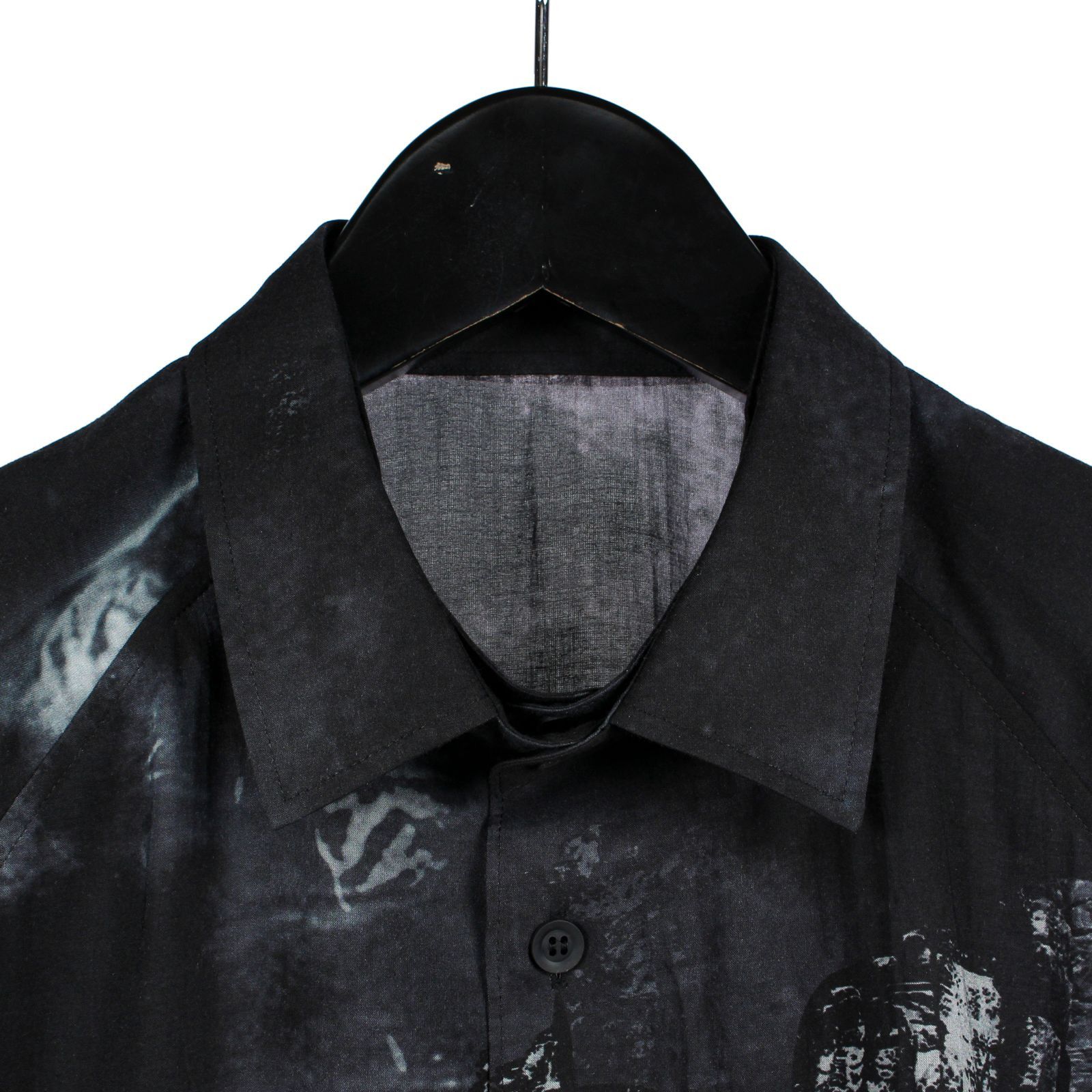 Yohji Yamamoto Yohji Yamamoto Pour Homme - Printed side gusset Blouse Size US M / EU 48-50 / 2 - 10 Thumbnail