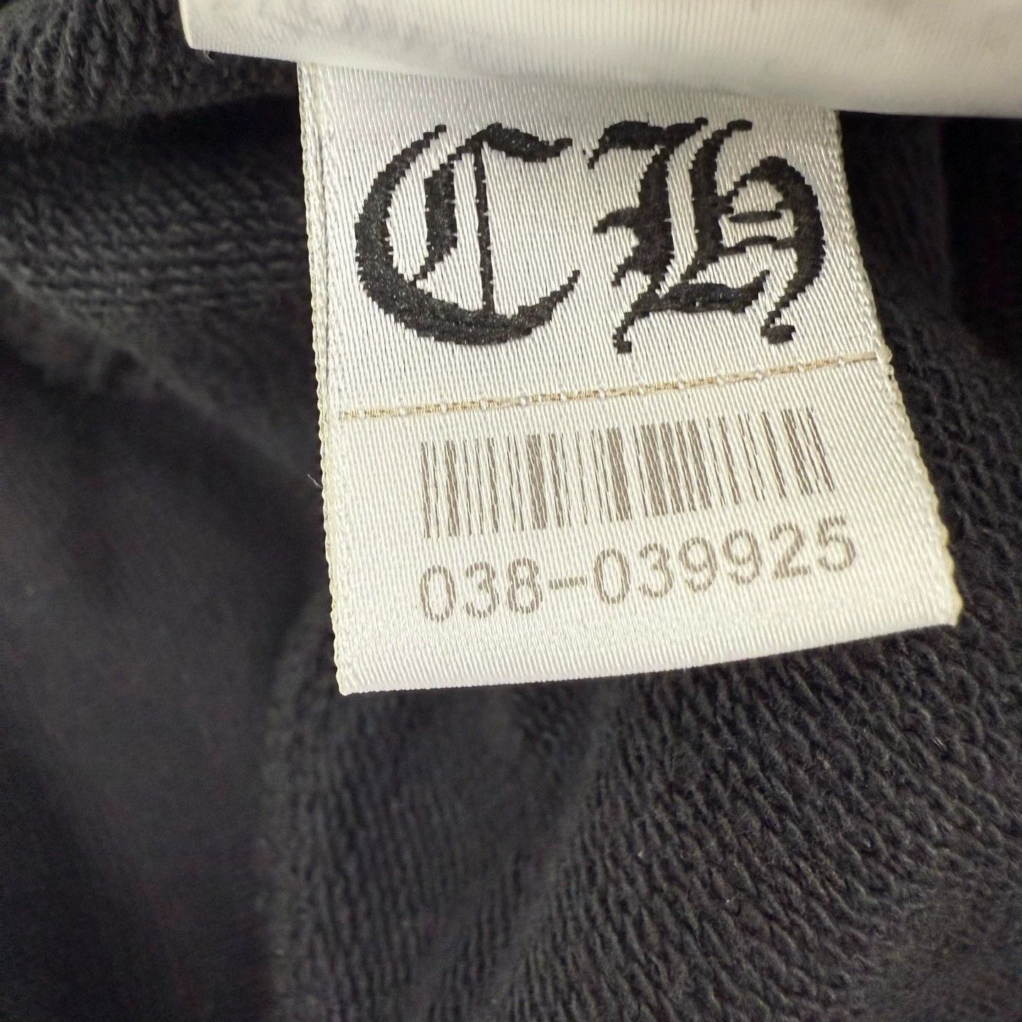 Chrome Hearts Chrome Hearts Black Hoodie with Subtle Cross Pattern Size US S / EU 44-46 / 1 - 4 Thumbnail
