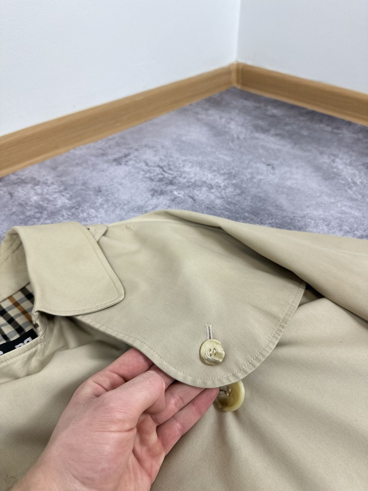 DAKS Vintage Daks London Luxury Nova Check Designer Trench Coat Size US XL / EU 56 / 4 - 11 Thumbnail