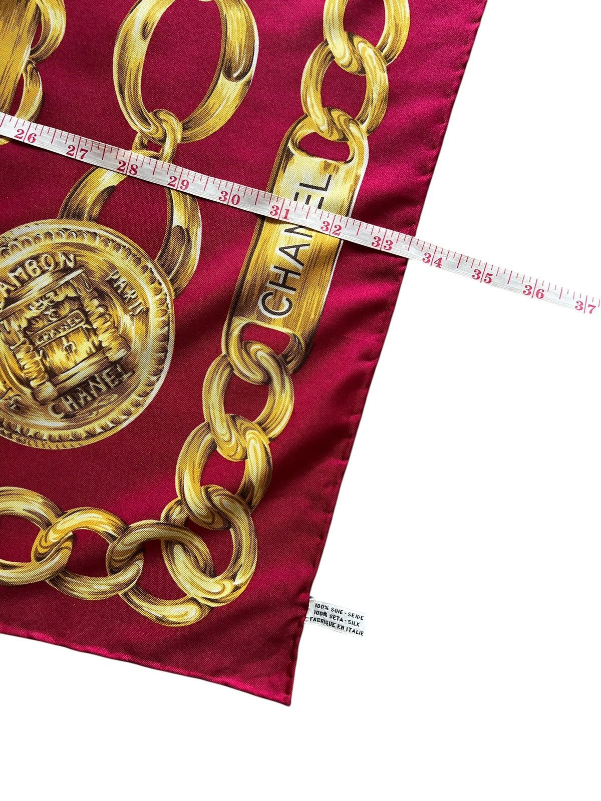Chanel Vintage Chanel Silk Scarf Size ONE SIZE - 21 Thumbnail
