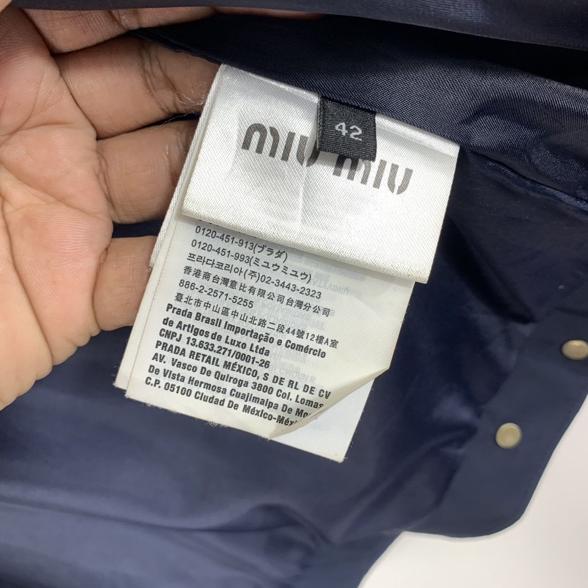 Miu Miu MIU MIU DOUBLE POCKET TRUCKERS JACKET Size US M / EU 48-50 / 2 - 13 Thumbnail