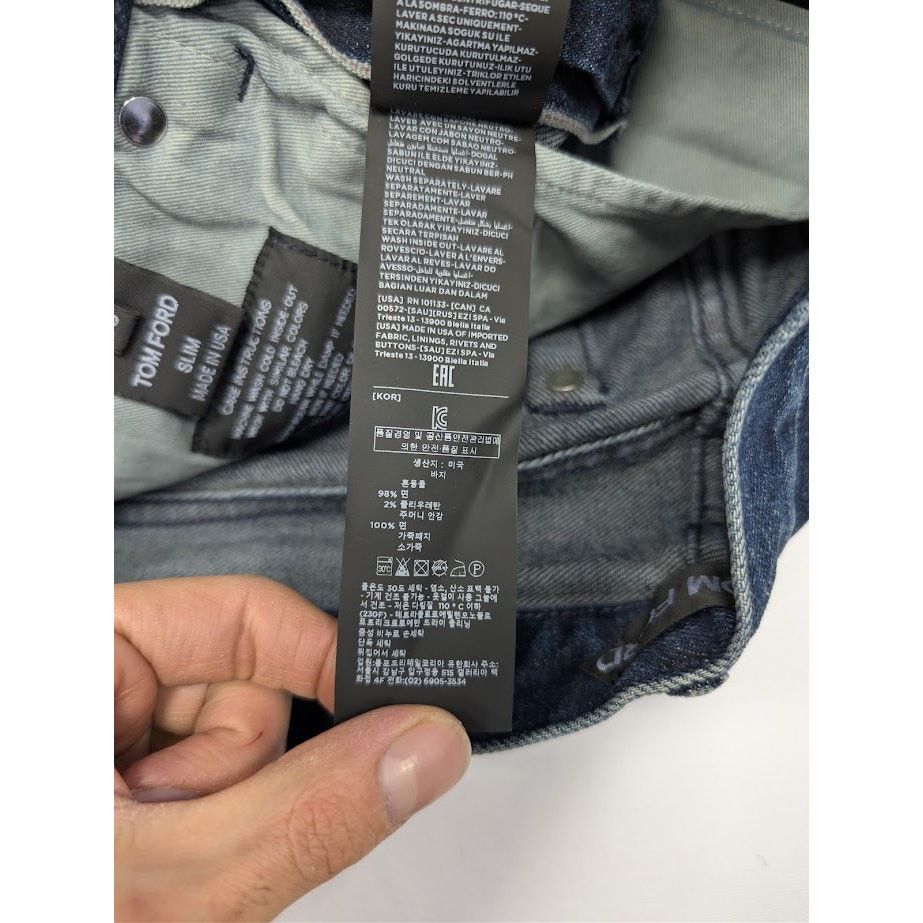 Tom Ford o1rshd1 Denim Jeans in Blue Size US 30 / EU 46 - 21 Thumbnail