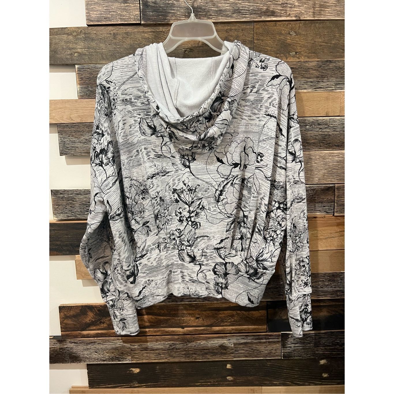 Athleta ATHLETA Balance Eden Floral Zipped Jacket Hoodie Sweatshirt Sz M Size M / US 6-8 / IT 42-44 - 4 Thumbnail