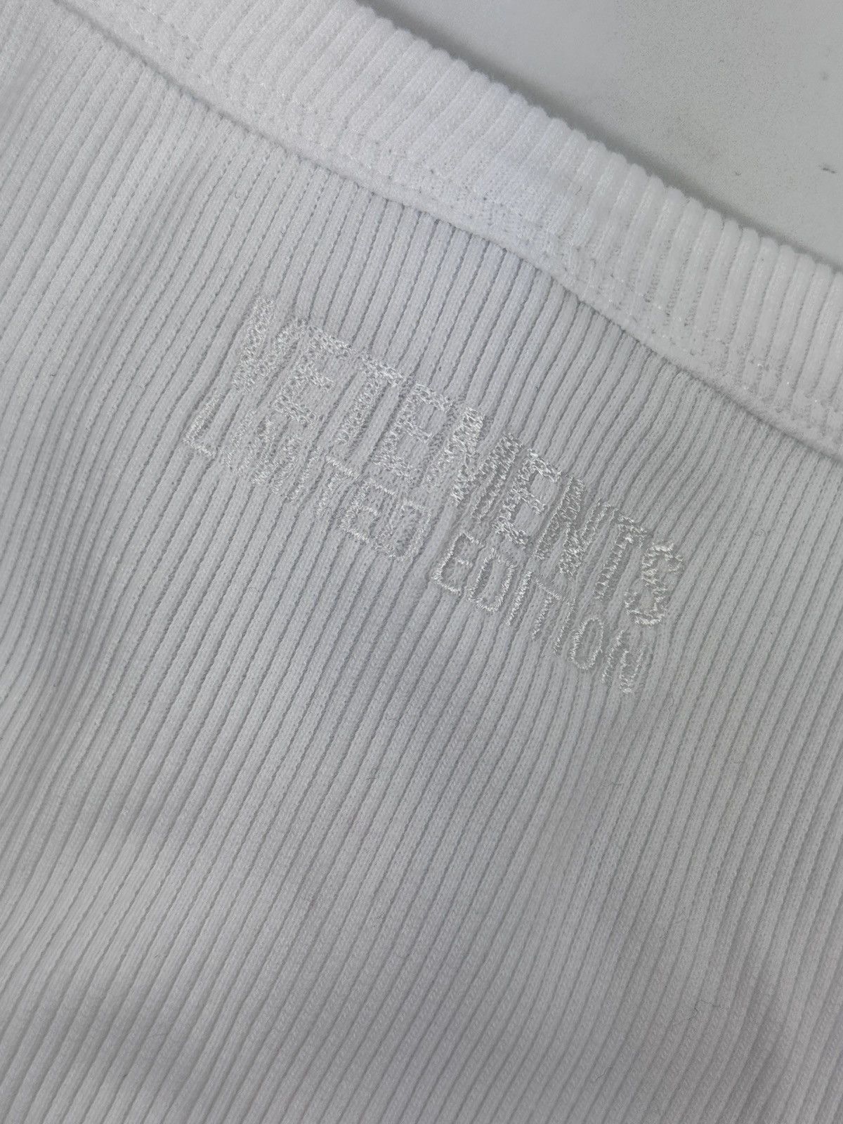 Vetements LOGO EMBROIDERED TANK TOP Size XL / US 12-14 / IT 48-50 - 4 Thumbnail