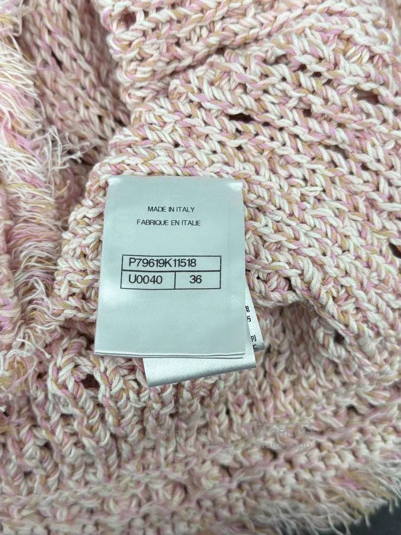 Chanel Chanel 25S pink knitted tassel vest Size XS / US 0-2 / IT 36-38 - 5 Thumbnail