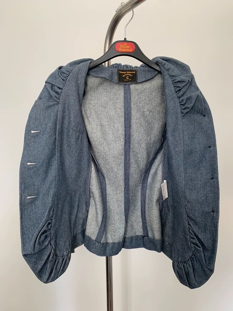 Vivienne Westwood Vivienne Westwood Buckskin denim jacket with a Queen Victo Size S / US 4 / IT 40 - 9 Thumbnail