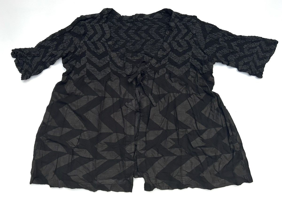 Issey Miyake Vintage Issey Miyake me Cauliflower Printed Pleated Blouse Size ONE SIZE - 1 Thumbnail