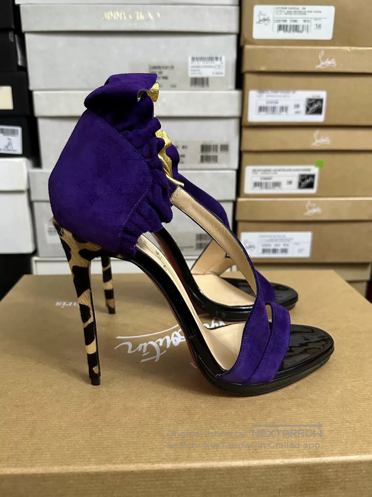 Christian Louboutin Christian Louboutin Limited Edition Heels. Size US 7.5 / IT 37.5 - 3 Thumbnail