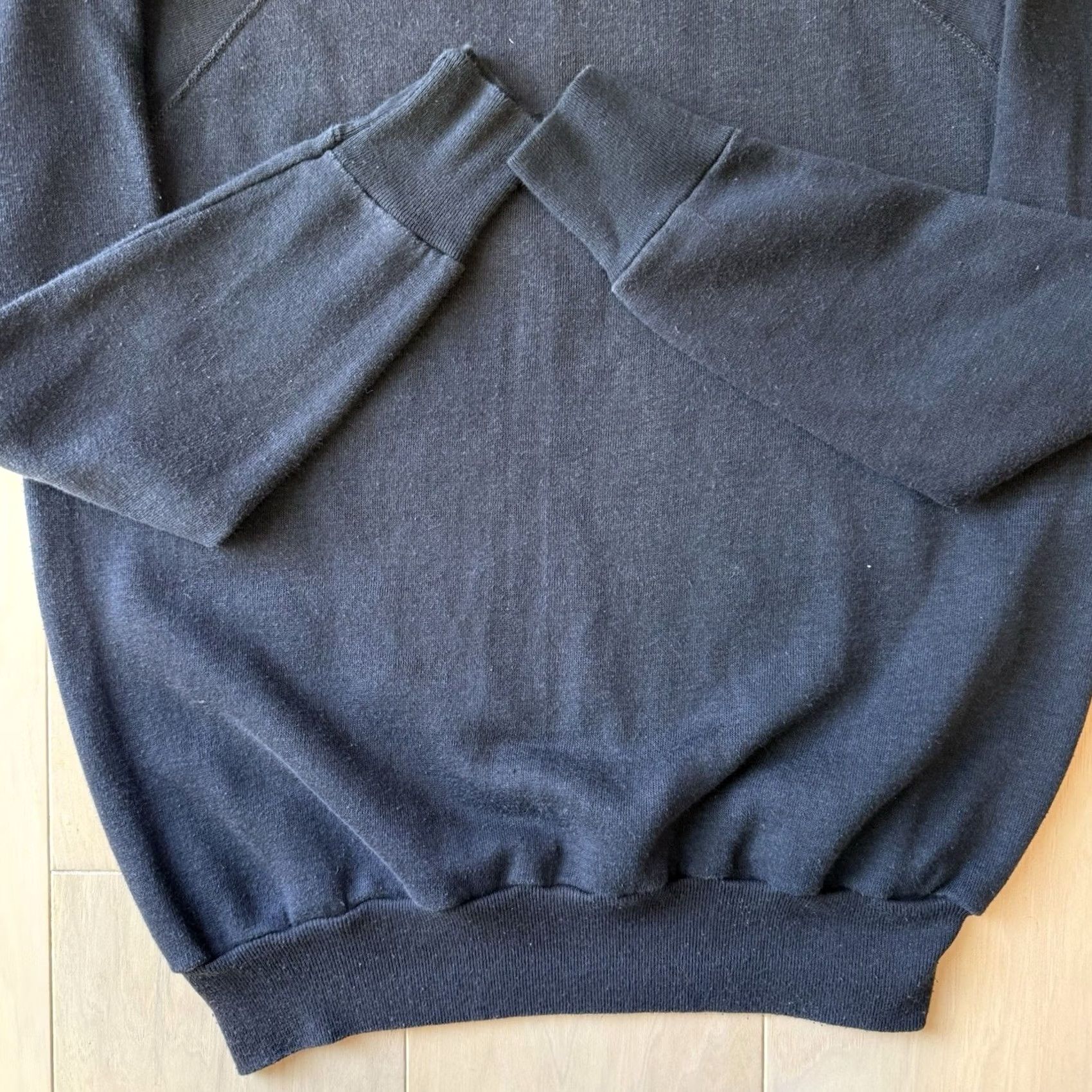 Vintage VINTAGE American Fleecewear Sweatshirt XL Black Fleece Pullover USA 70s Made in Mens Size US XL / EU 56 / 4 - 5 Thumbnail