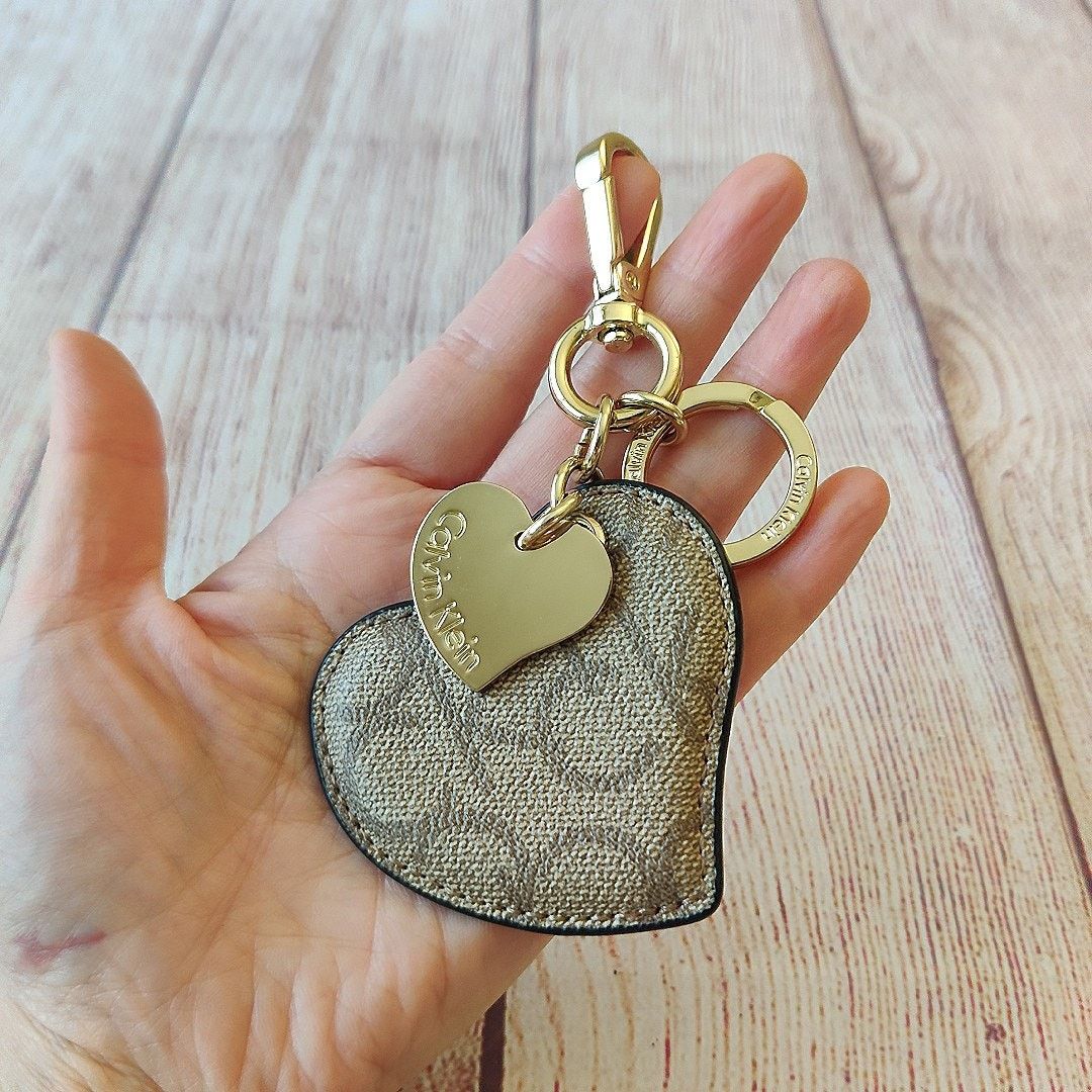 Calvin Klein Calvin Klein signature logo hearts key ring Size ONE SIZE - 3 Thumbnail