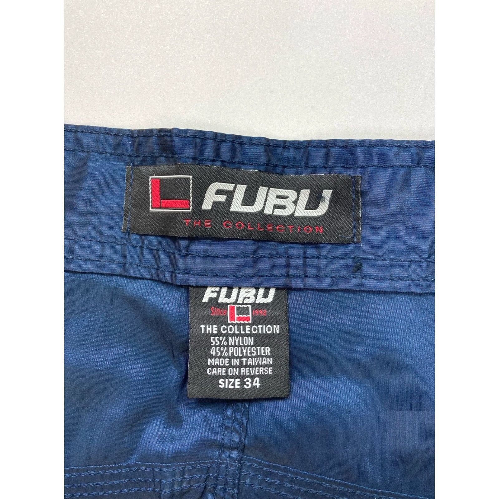 Fubu VINTAGE FUBU Bottom Shirt? No, Board Shorts Men 34 Blue Size US 34 / EU 50 - 4 Thumbnail