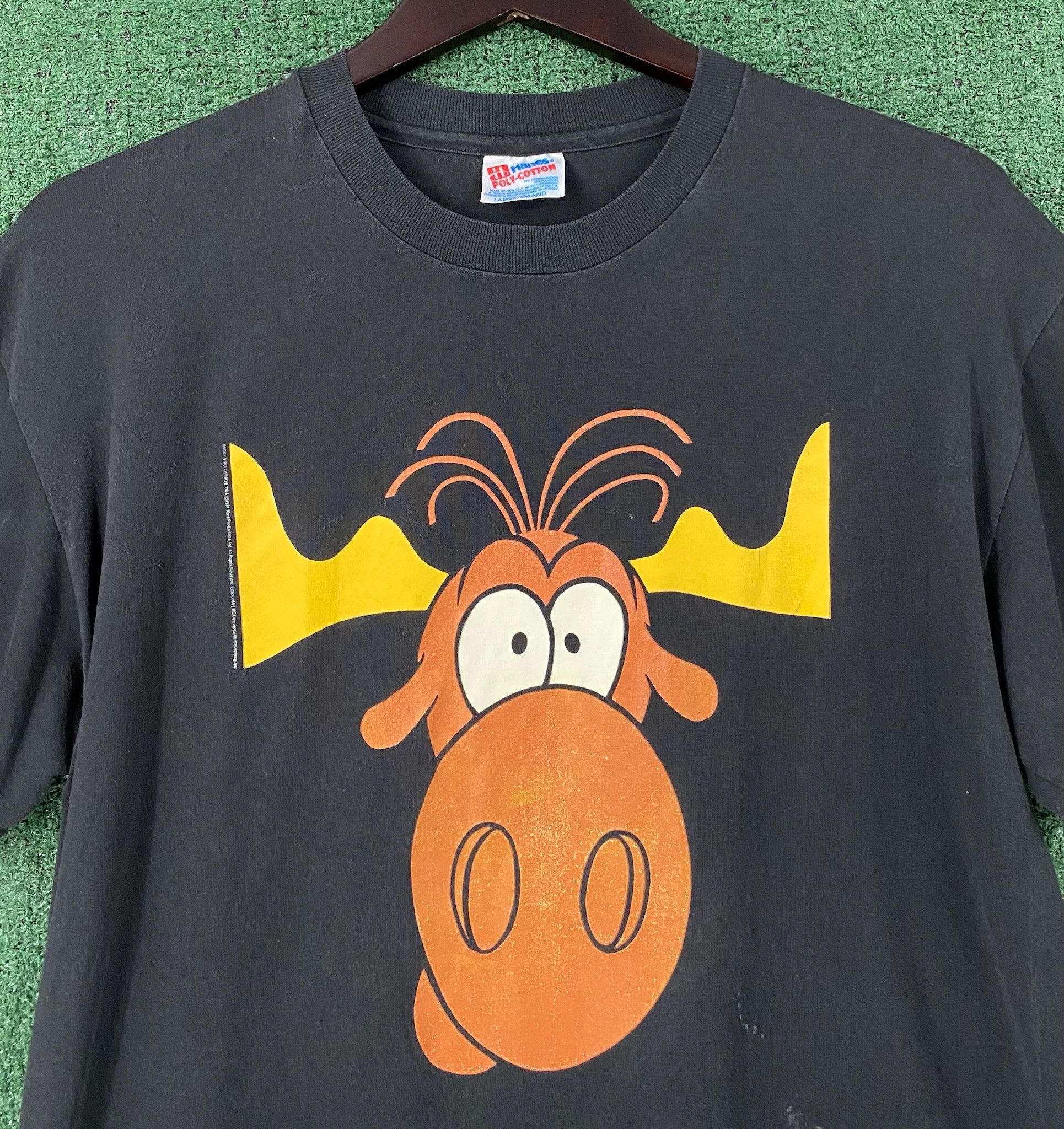 Hanes 1993 Taco Bell Bullwinkle Distressed T-Shirt Medium Size US M / EU 48-50 / 2 - 2 Thumbnail