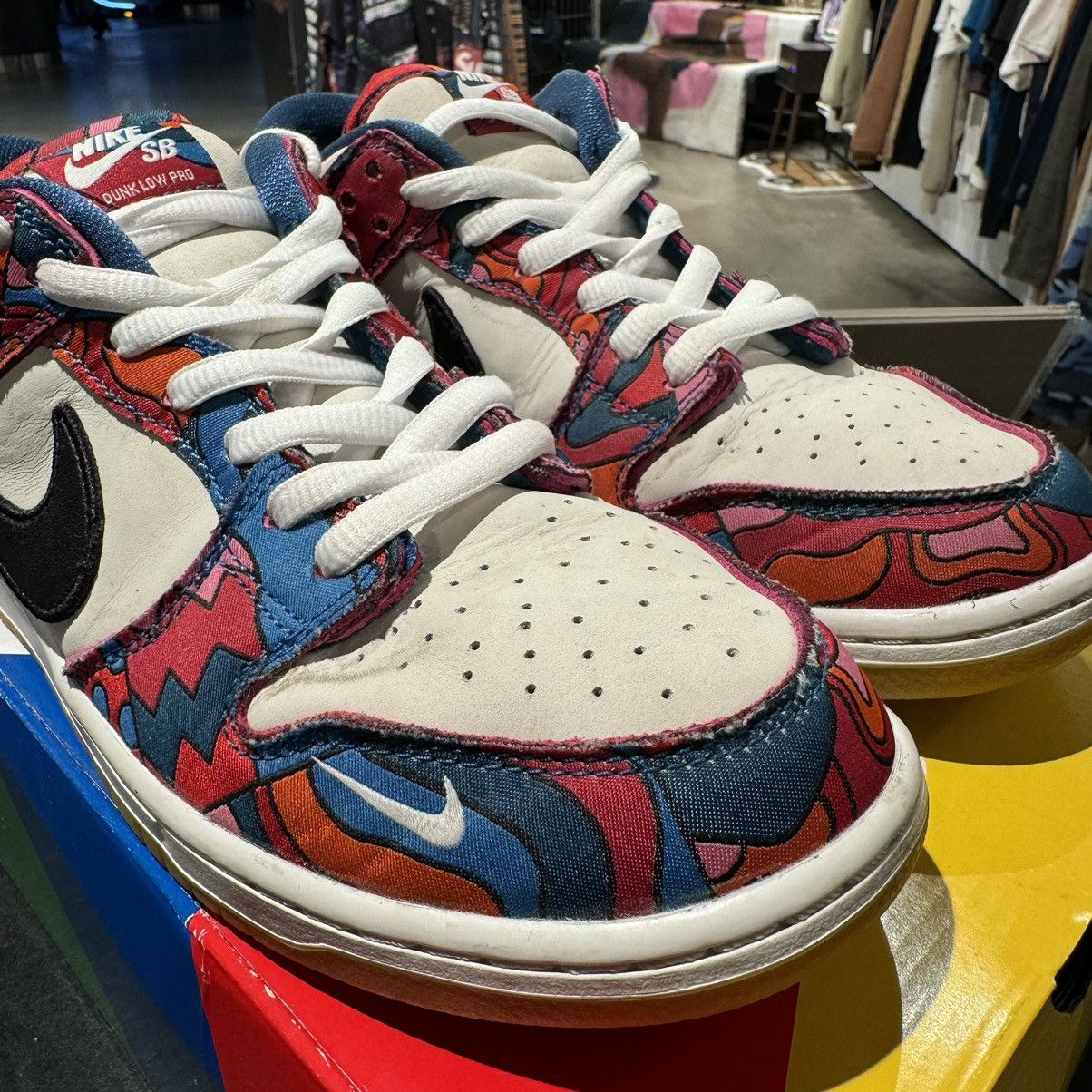 Nike Nike SB Dunk Low Parra Size US 10.5 / EU 43-44 - 5 Thumbnail