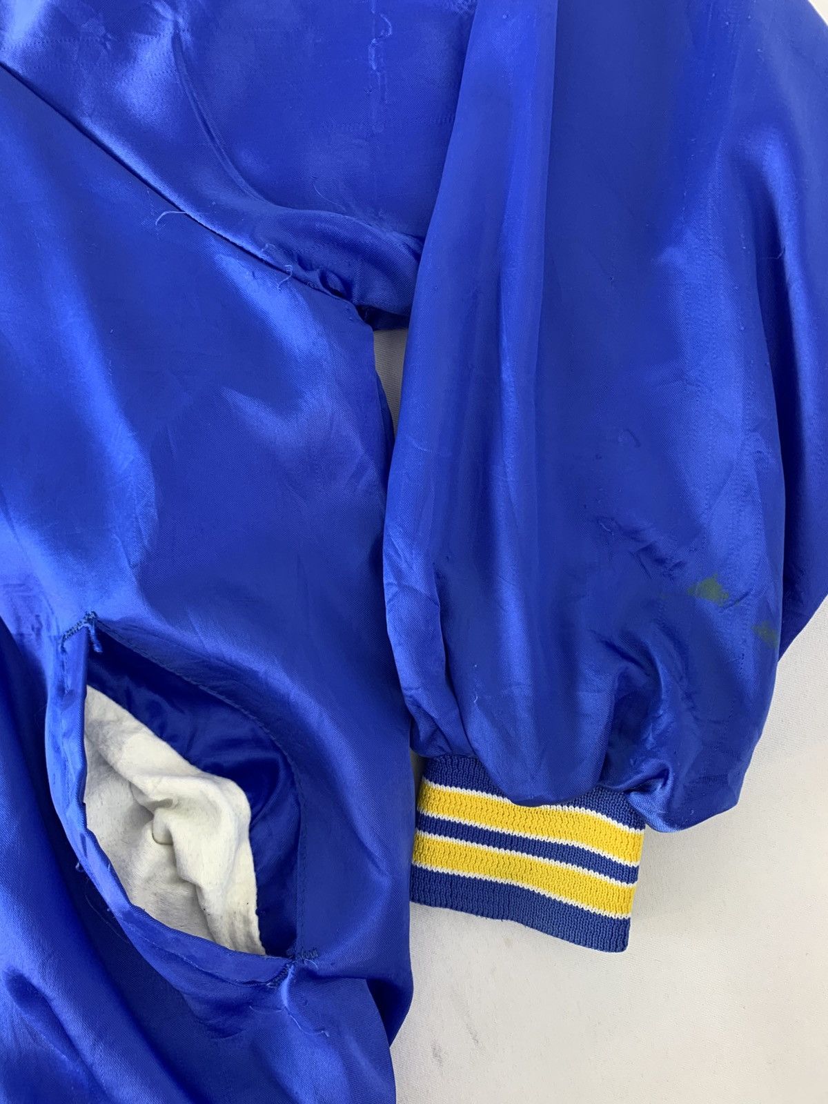Other 90s Castle Knight Blue Satin Bomber Varsity Jacke Size US M / EU 48-50 / 2 - 12 Thumbnail