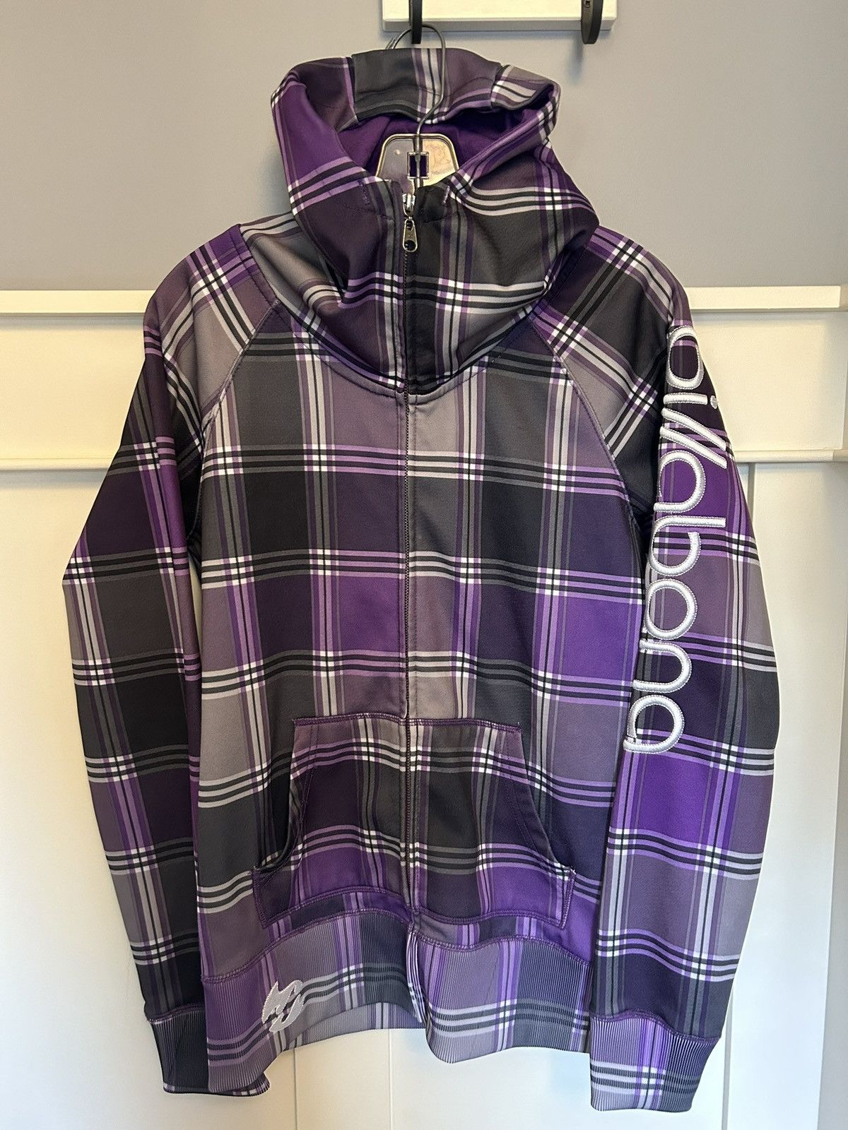 Billabong Vintage Billabong plaid ninja zip-up hoodie Size US XL / EU 56 / 4 - 1 Thumbnail