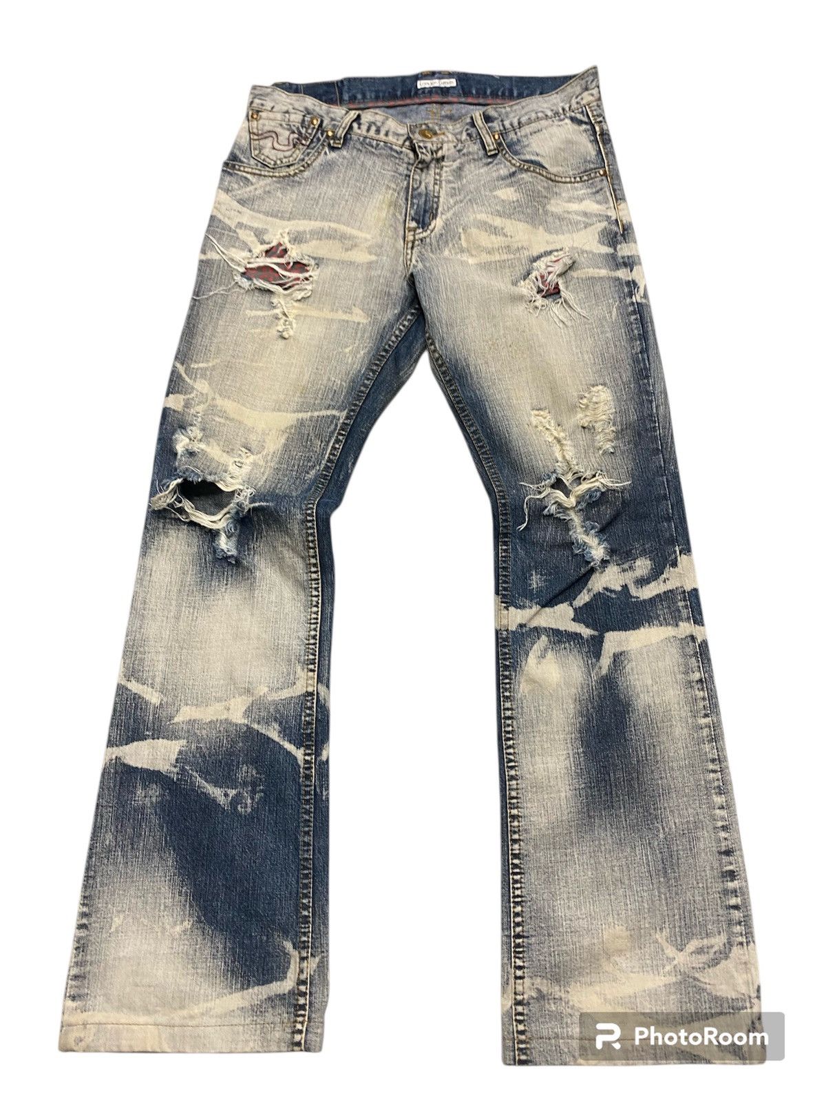 Hysteric Glamour Flare jeans London Denim distressed Boot Cut Size US 34 / EU 50 - 1 Thumbnail