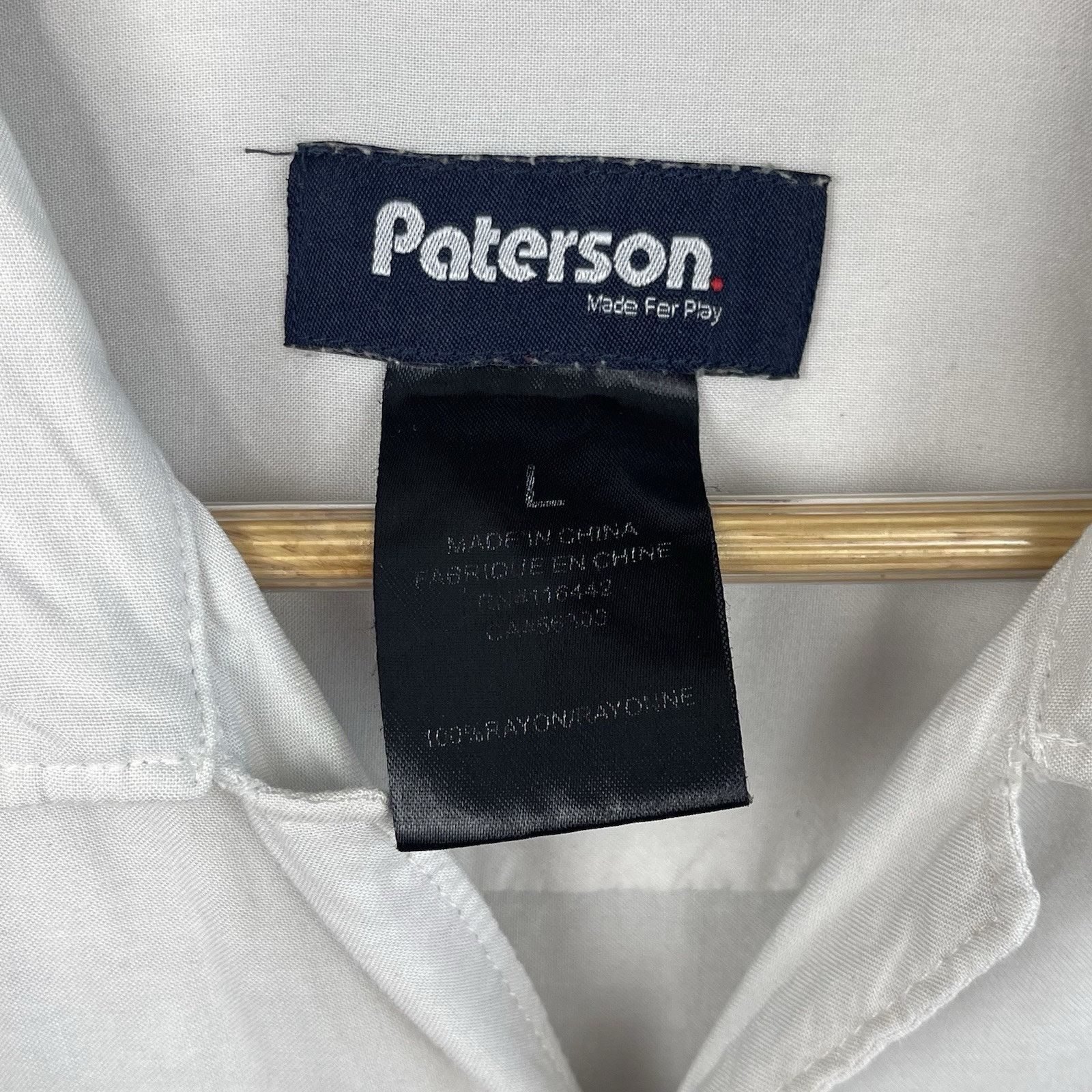 Paterson League Paterson League Montclair Tennis Club Rayon Shirt L Retro Size US L / EU 52-54 / 3 - 11 Thumbnail