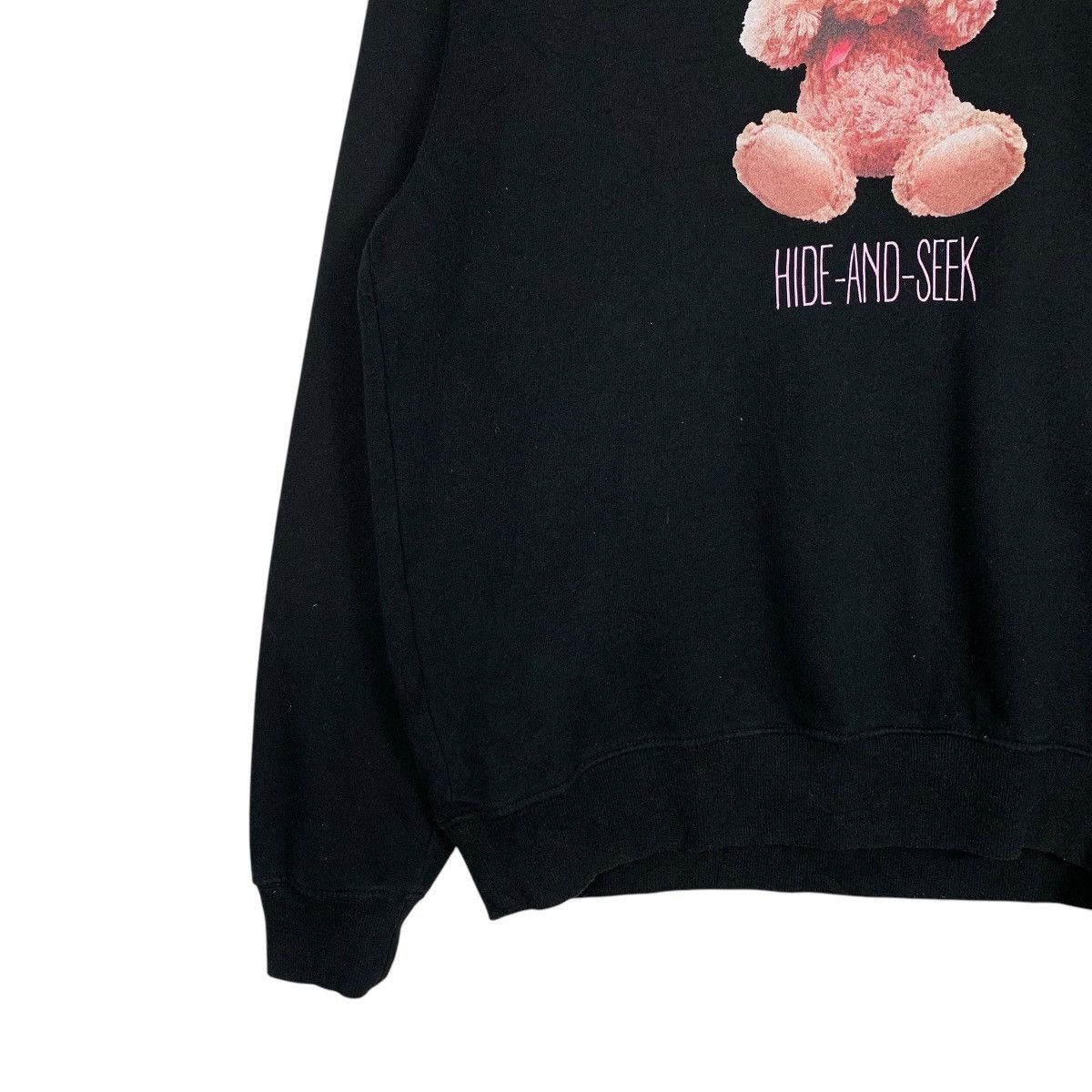 Japanese Brand WEGO X Hide and Seek Teddy Bear Graphic Sweatshirt #1741-C77 Size US L / EU 52-54 / 3 - 3 Thumbnail