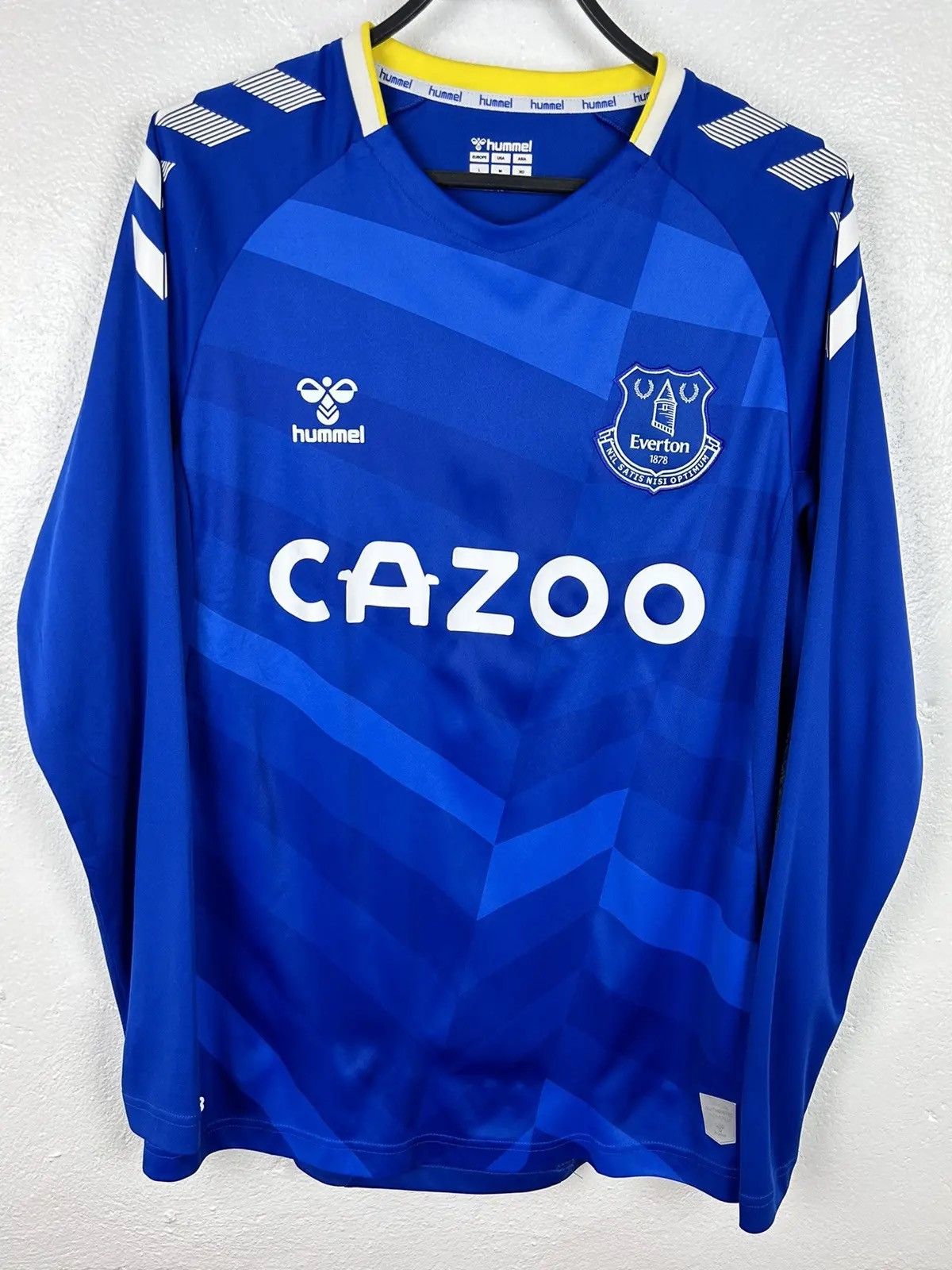 Hummel Hummel x Everton FC 2021/22 Home Soccer Long Sleeve Jersey Size US L / EU 52-54 / 3 - 1 Thumbnail