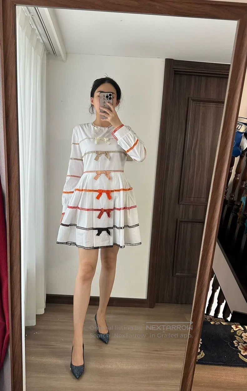 Fendi Fendi Showpiece Dress with Heavily Embroidered Gradation E Size S / US 4 / IT 40 - 2 Thumbnail