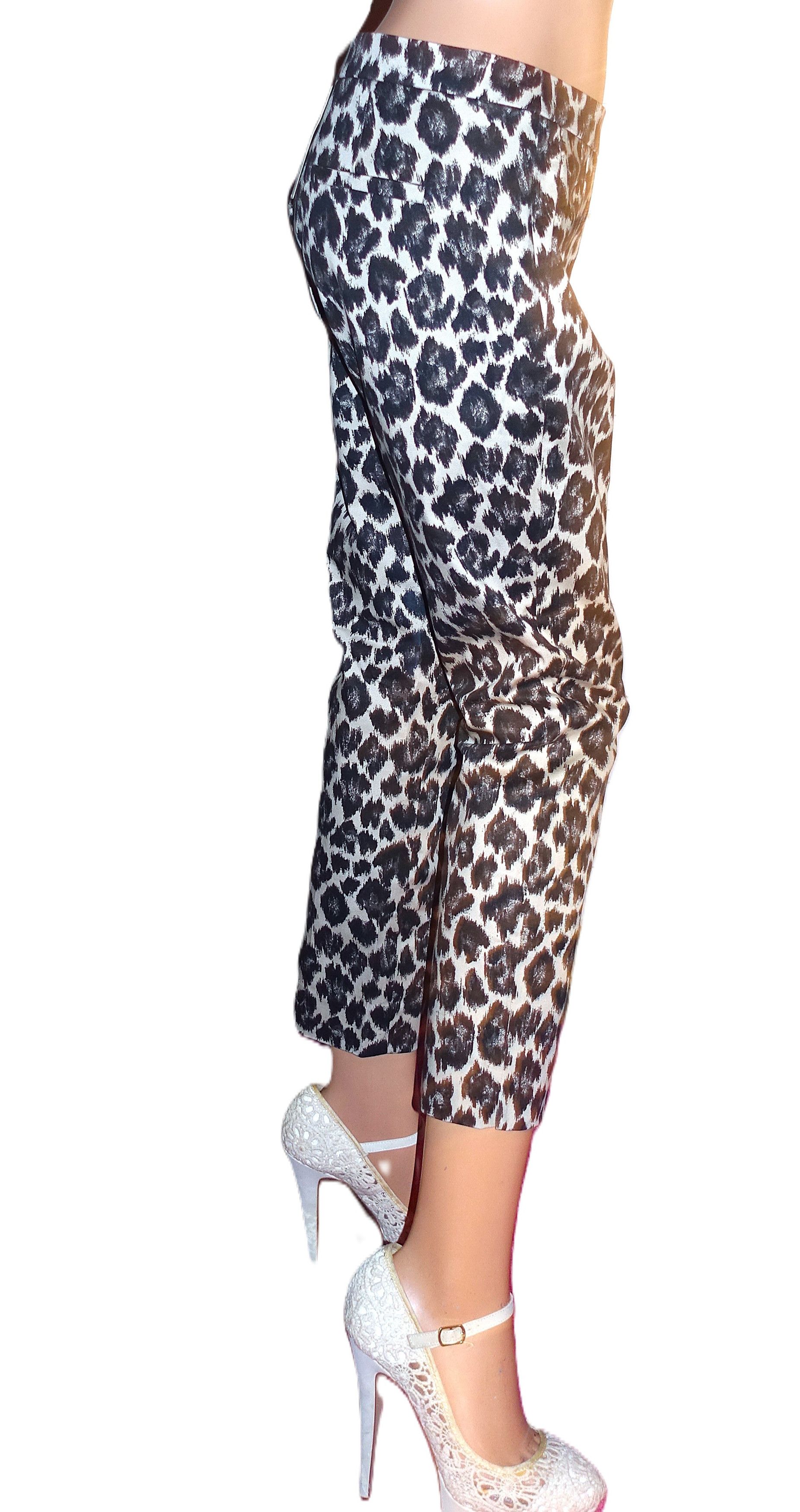 J.Crew J. Crew Martie Cheetah Pants 6 NWT Size 30" / US 8 / IT 44 - 6 Thumbnail