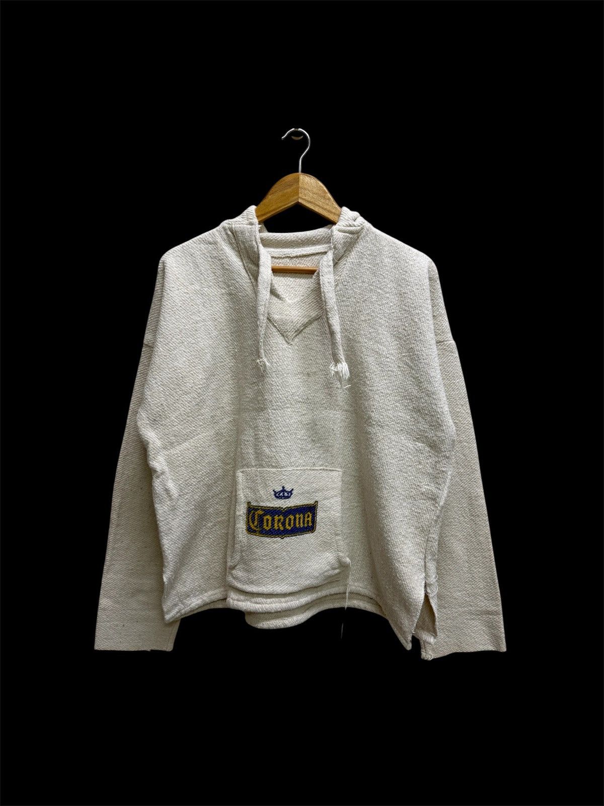Vintage Vintage 90s Corona Beach Club Mexican Baja Hoodie Pullover Size US M / EU 48-50 / 2 - 2 Thumbnail