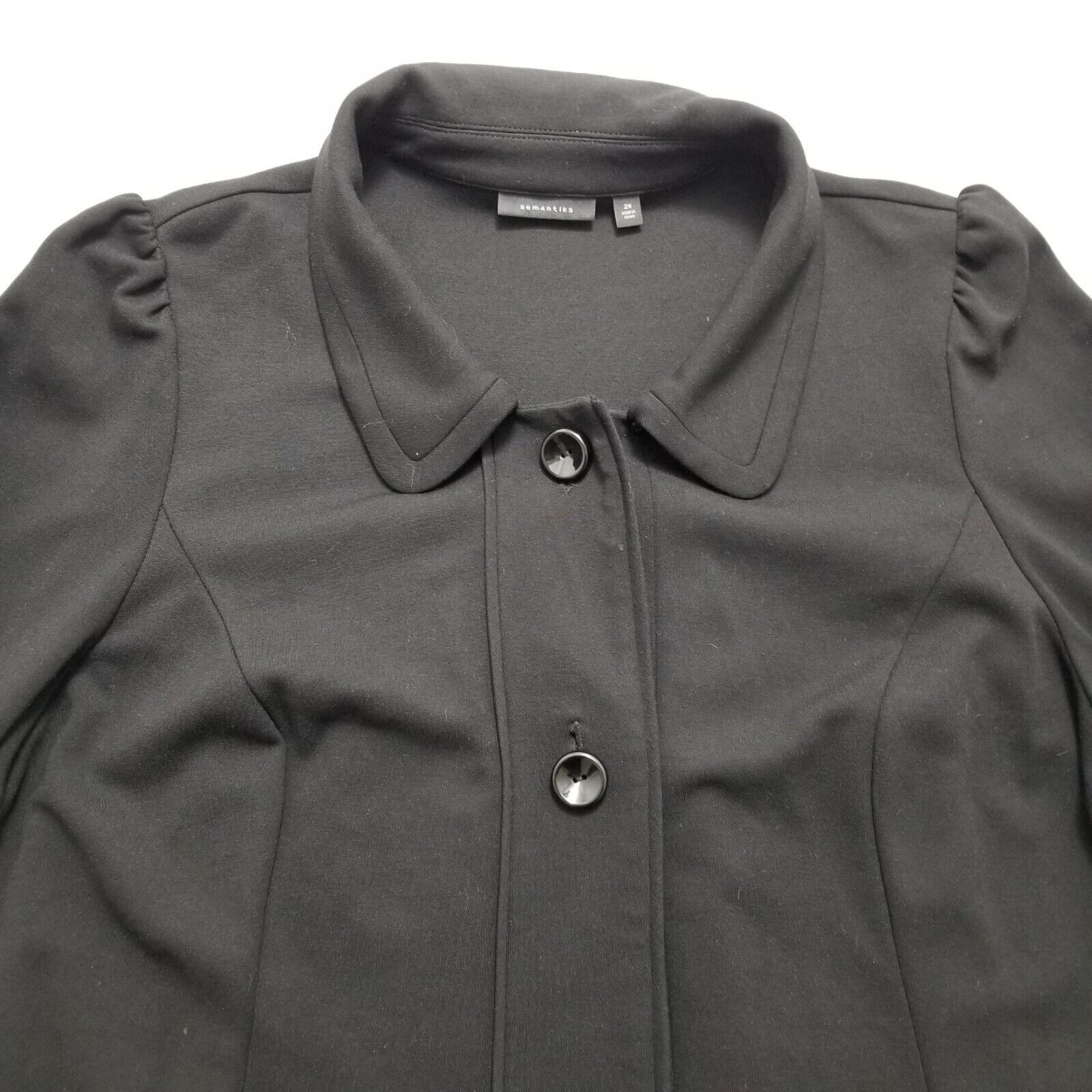 Other Semantiks Jacket Womens 2X Buttons Heavy Rayon Blend Outdoor Size ONE SIZE - 3 Thumbnail