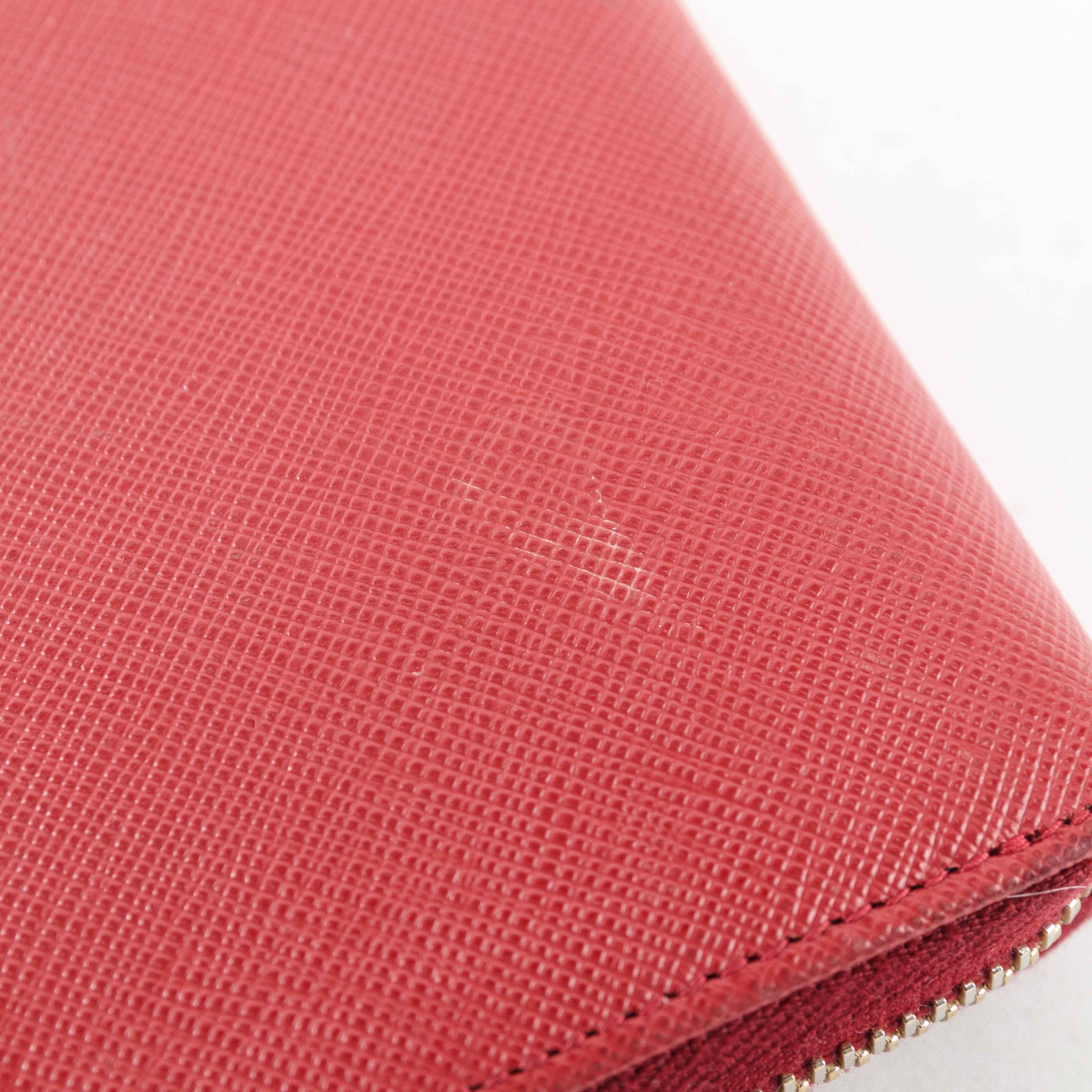 Prada Prada Saffiano Leather Zip Around Wallet Size ONE SIZE - 13 Thumbnail