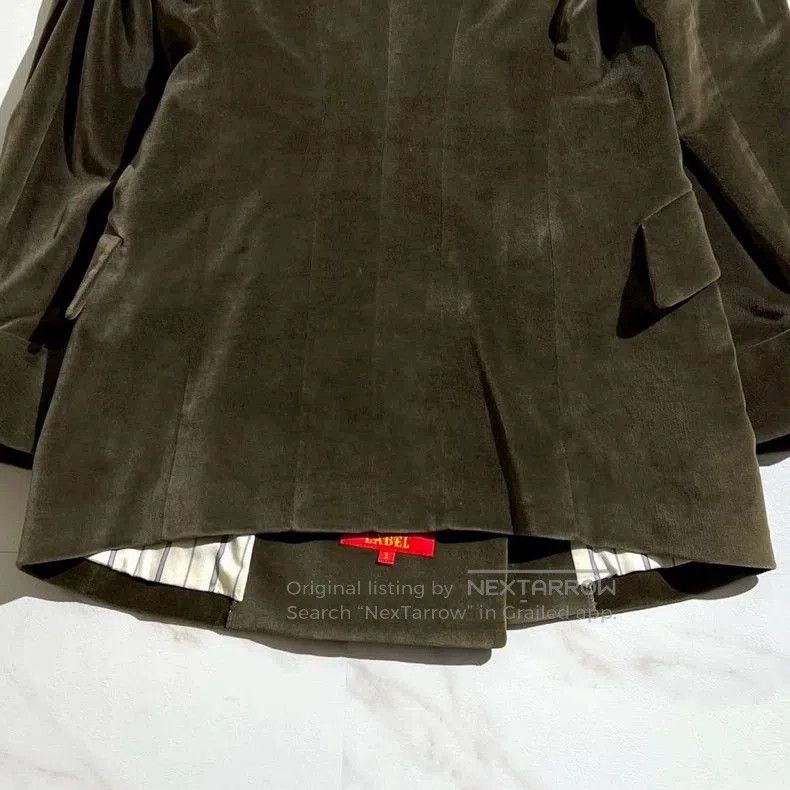 Vivienne Westwood Vivienne Westwood Green Velvet Coat. Size US L / EU 52-54 / 3 - 4 Thumbnail