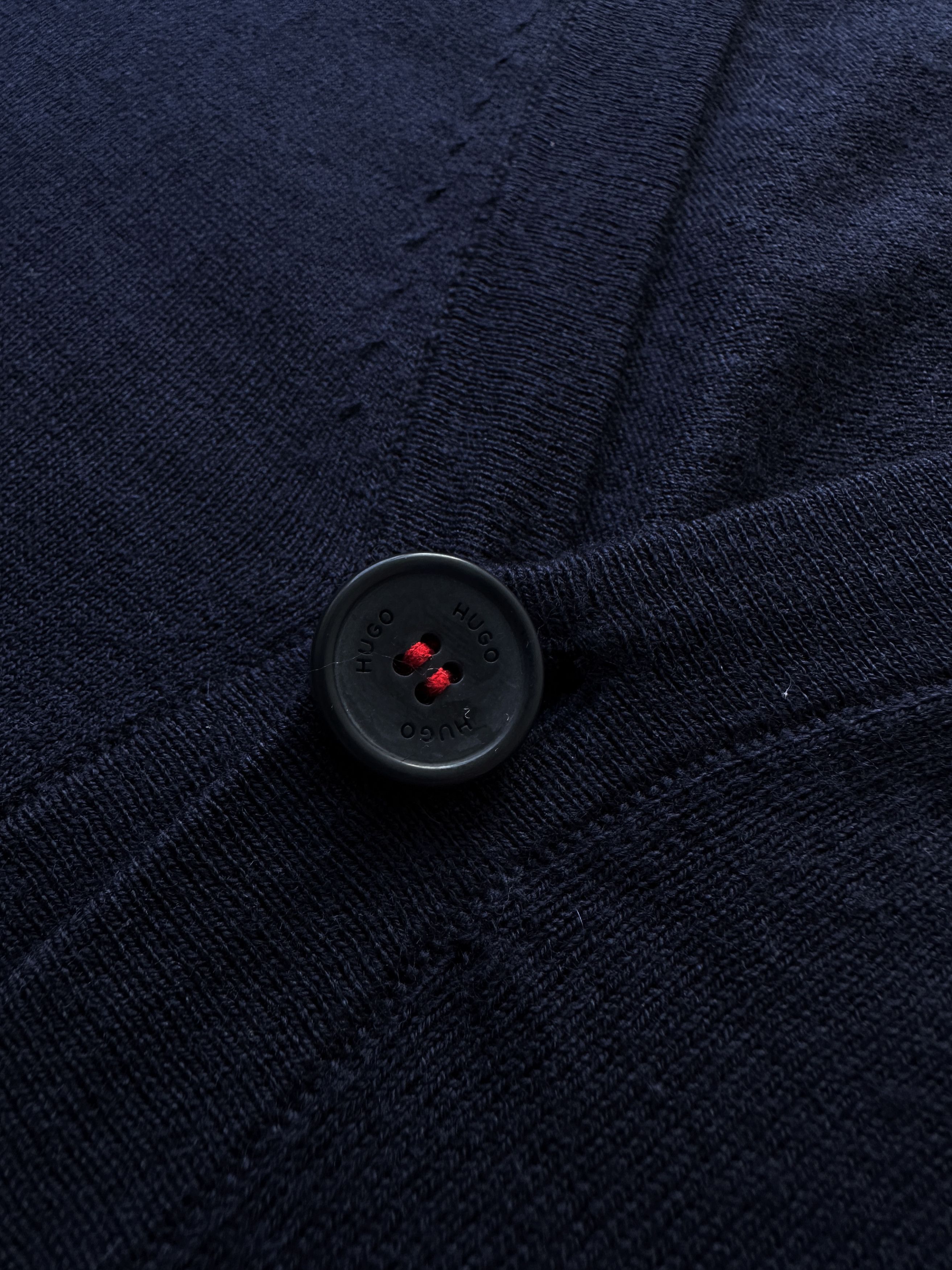 Hugo Boss Hugo Boss navy Silk & Cashmere cardigan Size US L / EU 52-54 / 3 - 4 Thumbnail