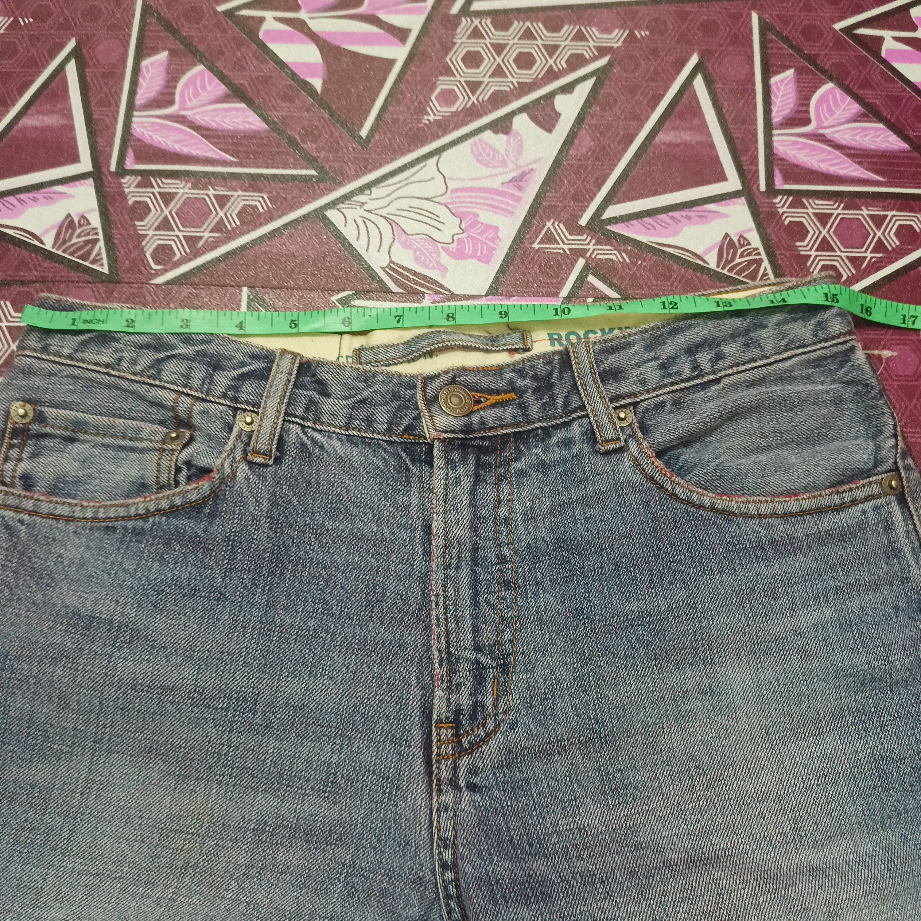 PPFM Rare PPFM Rock n Roll Jeans two tone colour distressed Size US 30 / EU 46 - 17 Thumbnail