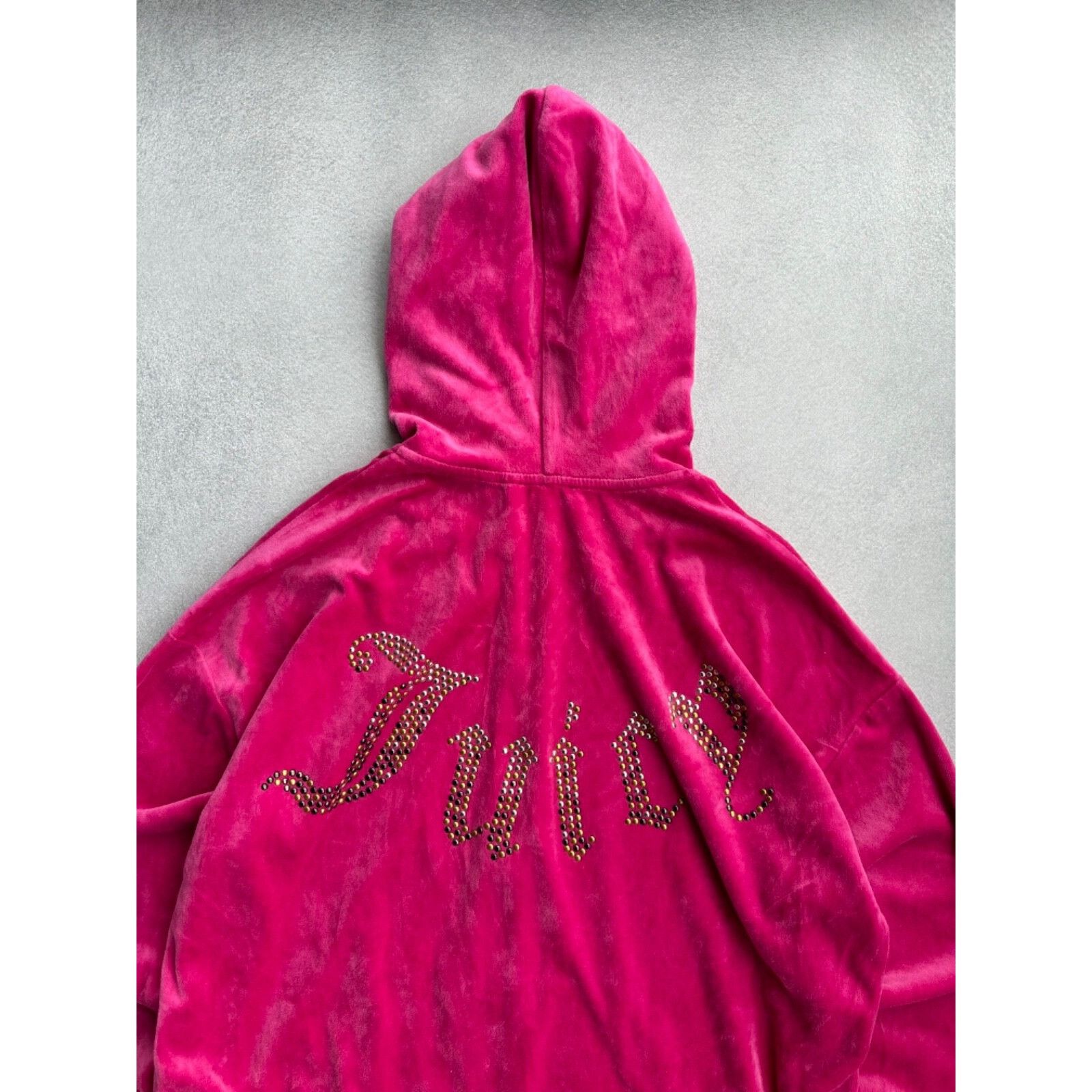 Juicy Couture VTG Juice Couture Pink Velour Woman Tracksuit Size S / US 4 / IT 40 - 7 Thumbnail
