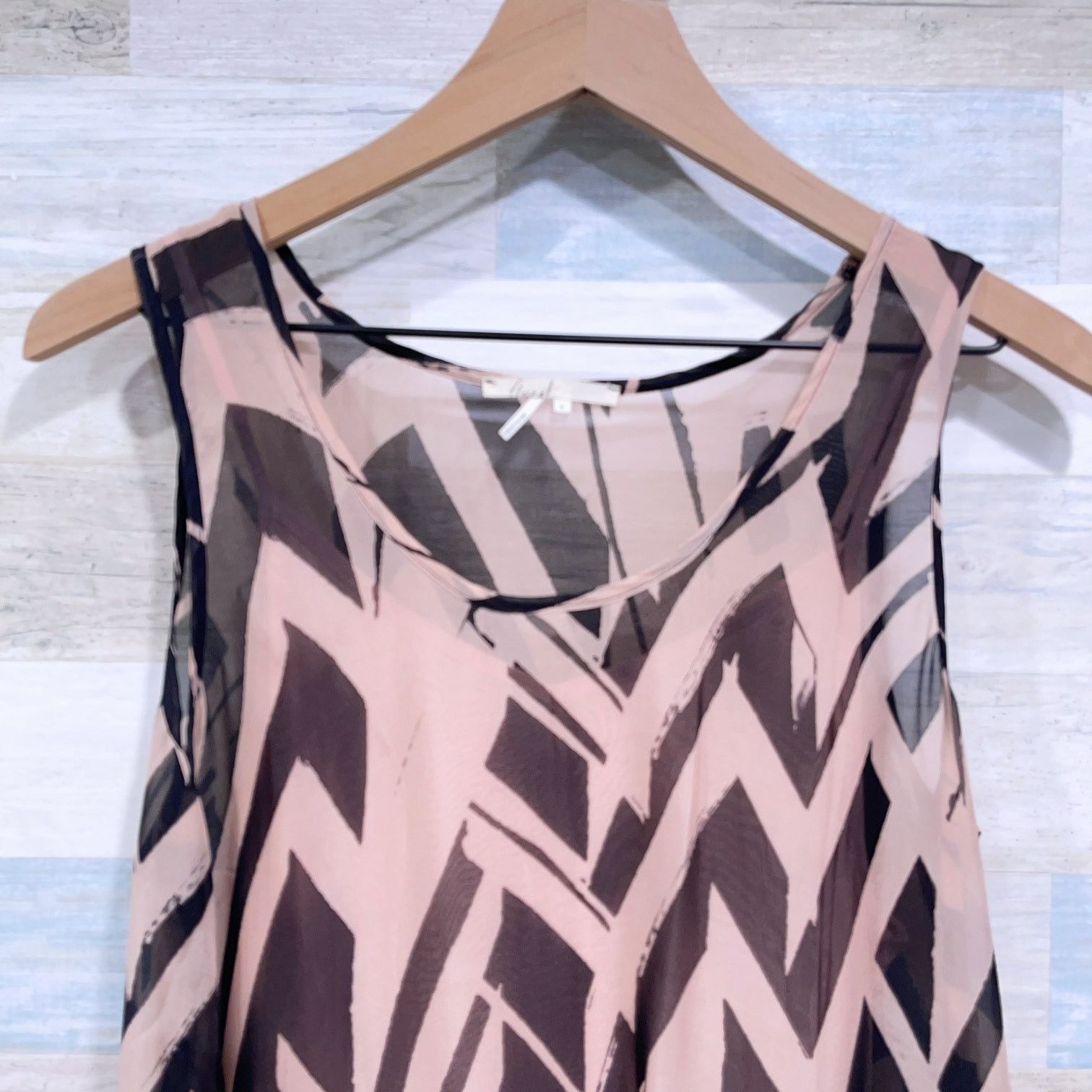 Anthropologie Anthropologie Floreat Serengeti Silk Midi Dress Pink Sheer S Size S / US 4 / IT 40 - 2 Thumbnail